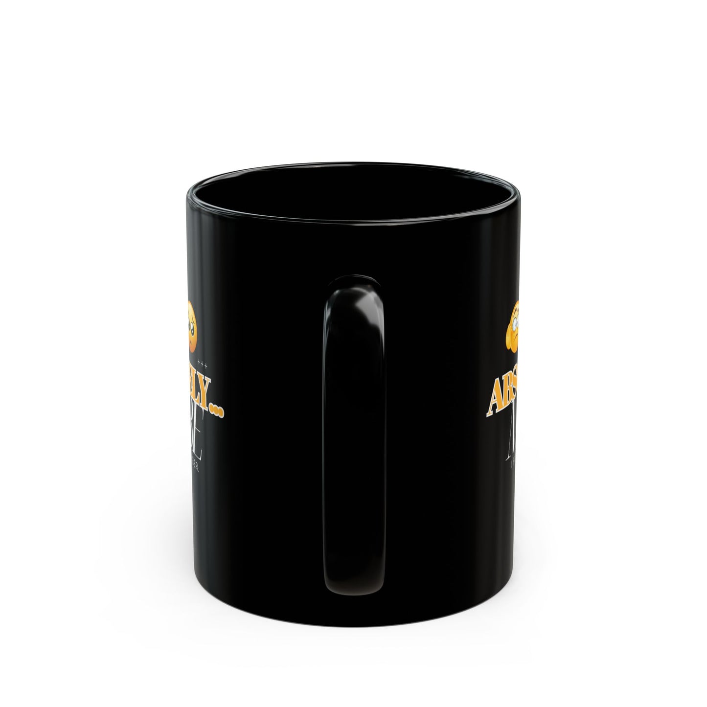 Absolutely Maybe Black Mug - Funny Gift for Coffee Lovers | 11oz & 15oz