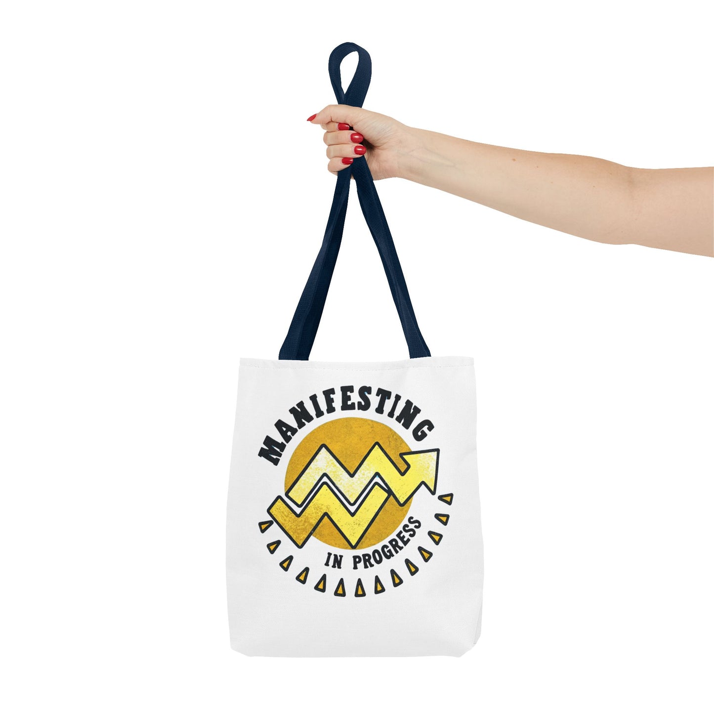 Manifesting in Progress Tote Bag – Eco-Friendly and Stylish Carry-All for Dreamers