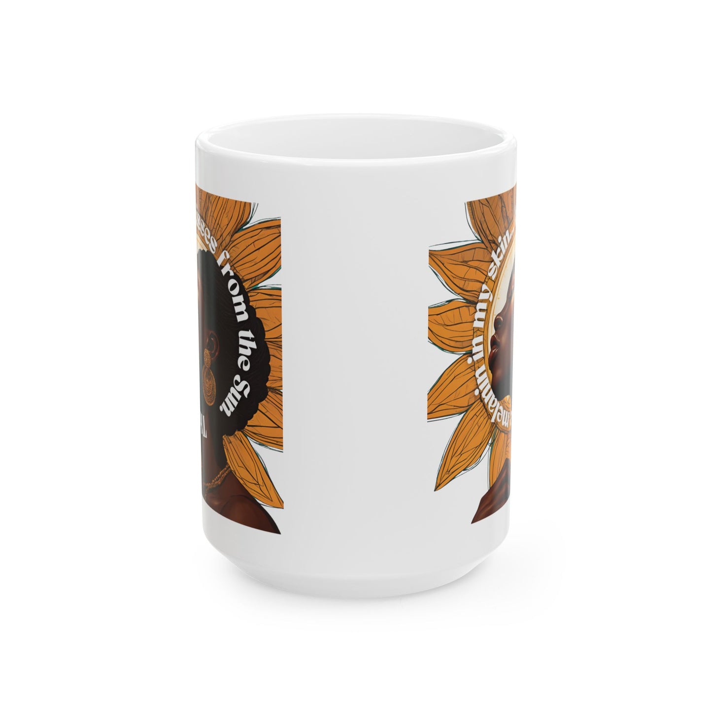 Empowering Sunflower Ceramic Mug - 11oz & 15oz
