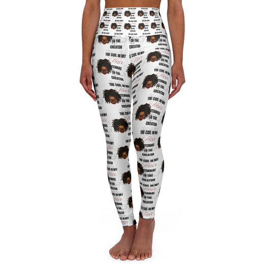 Inspirational High Waisted Yoga Leggings for Creators