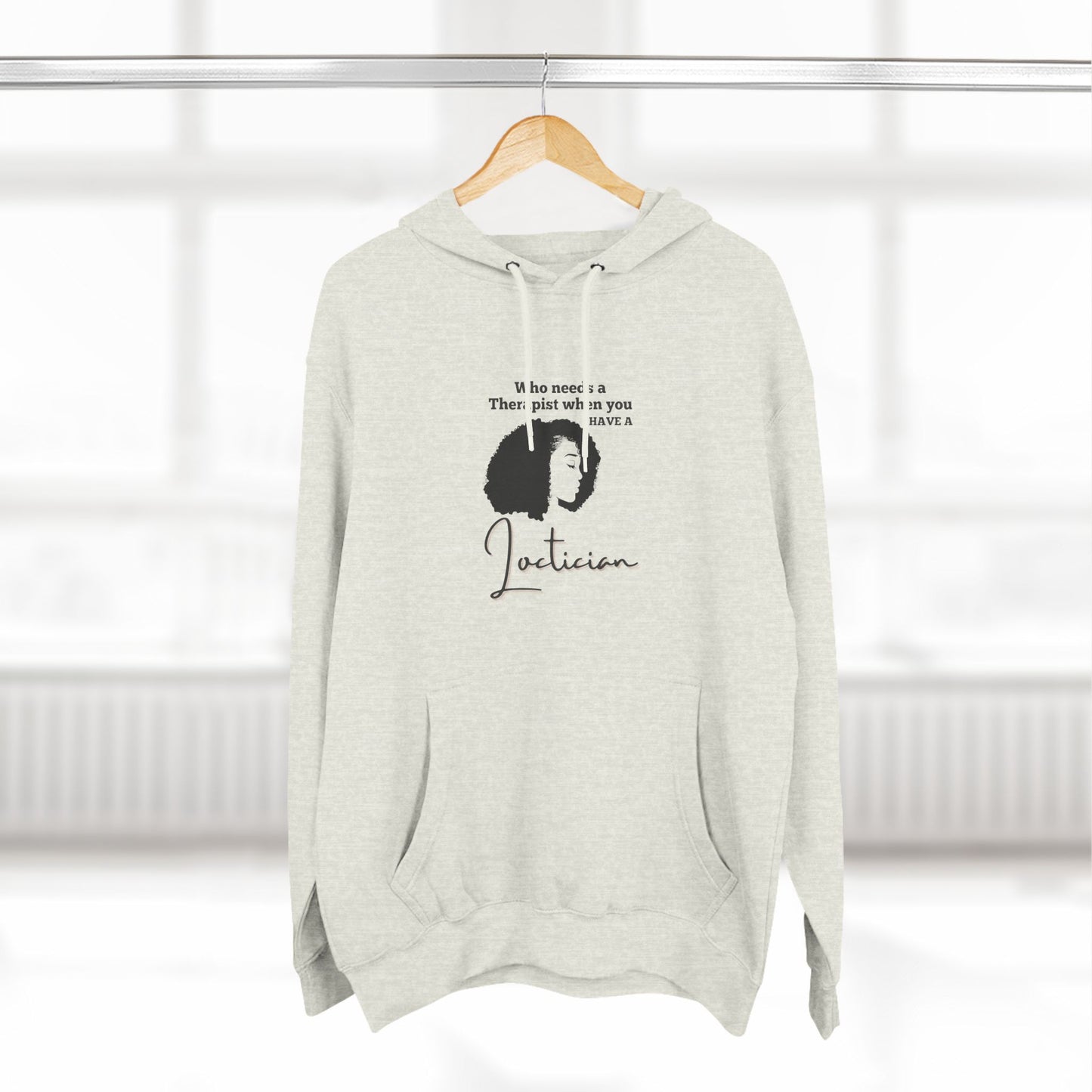 Stylish Therapist Fleece Hoodie - Empowering Quotes for Mental Health Awareness