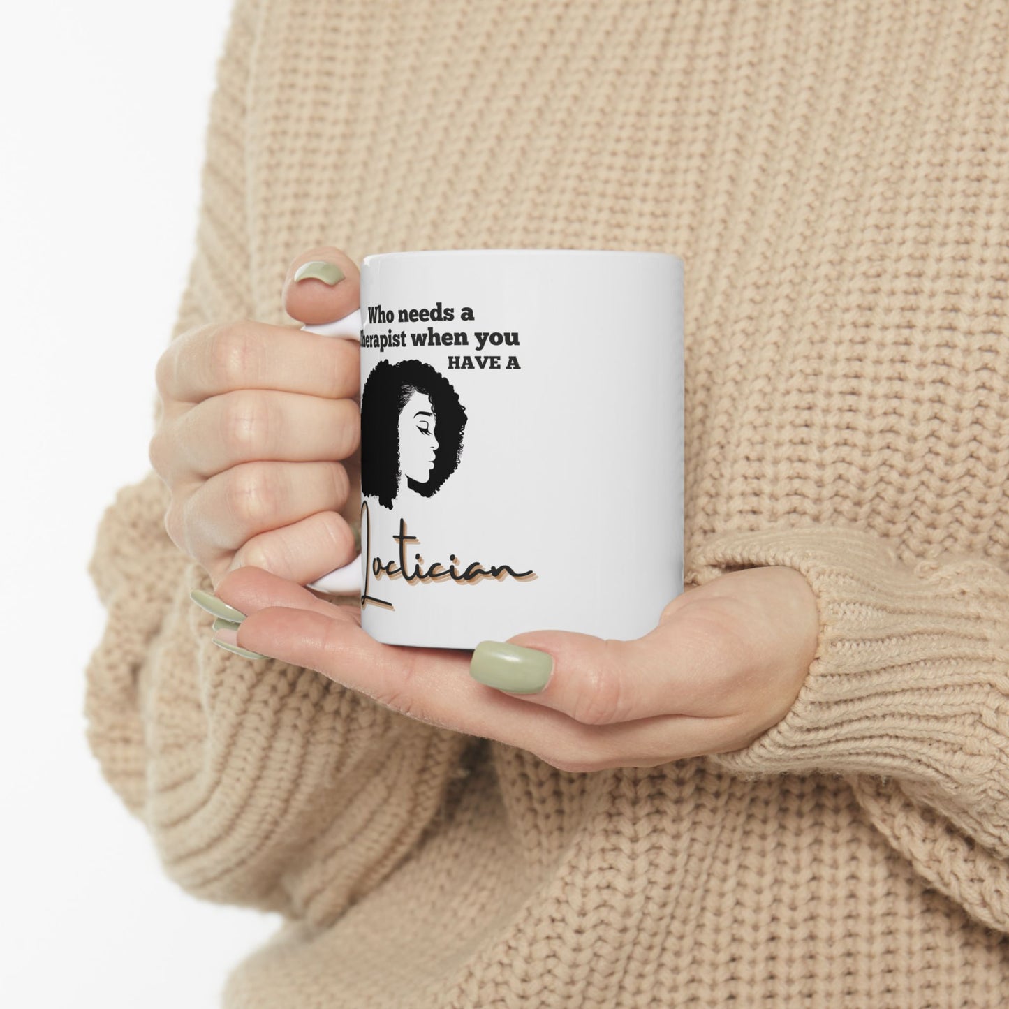 Inspirational Ceramic Mug - Perfect for Self-Care and Mental Health Awareness