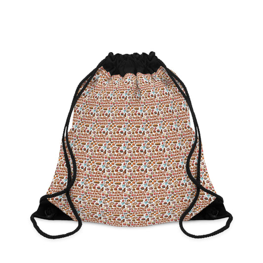 Colorful Floral Drawstring Bag - Perfect for Gym, Travel, and Everyday Use