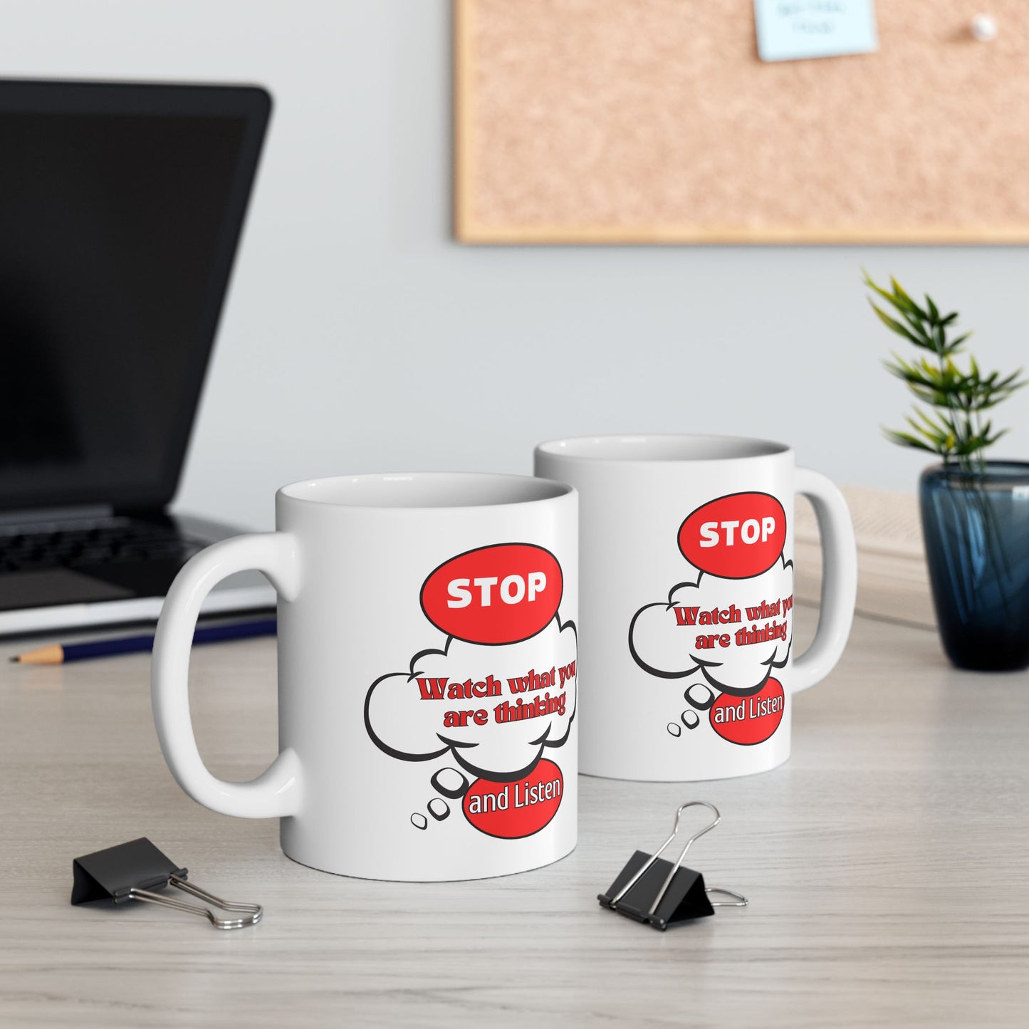 Fun Thoughtful Ceramic Mug - 11oz & 15oz, Perfect for Coffee Lovers