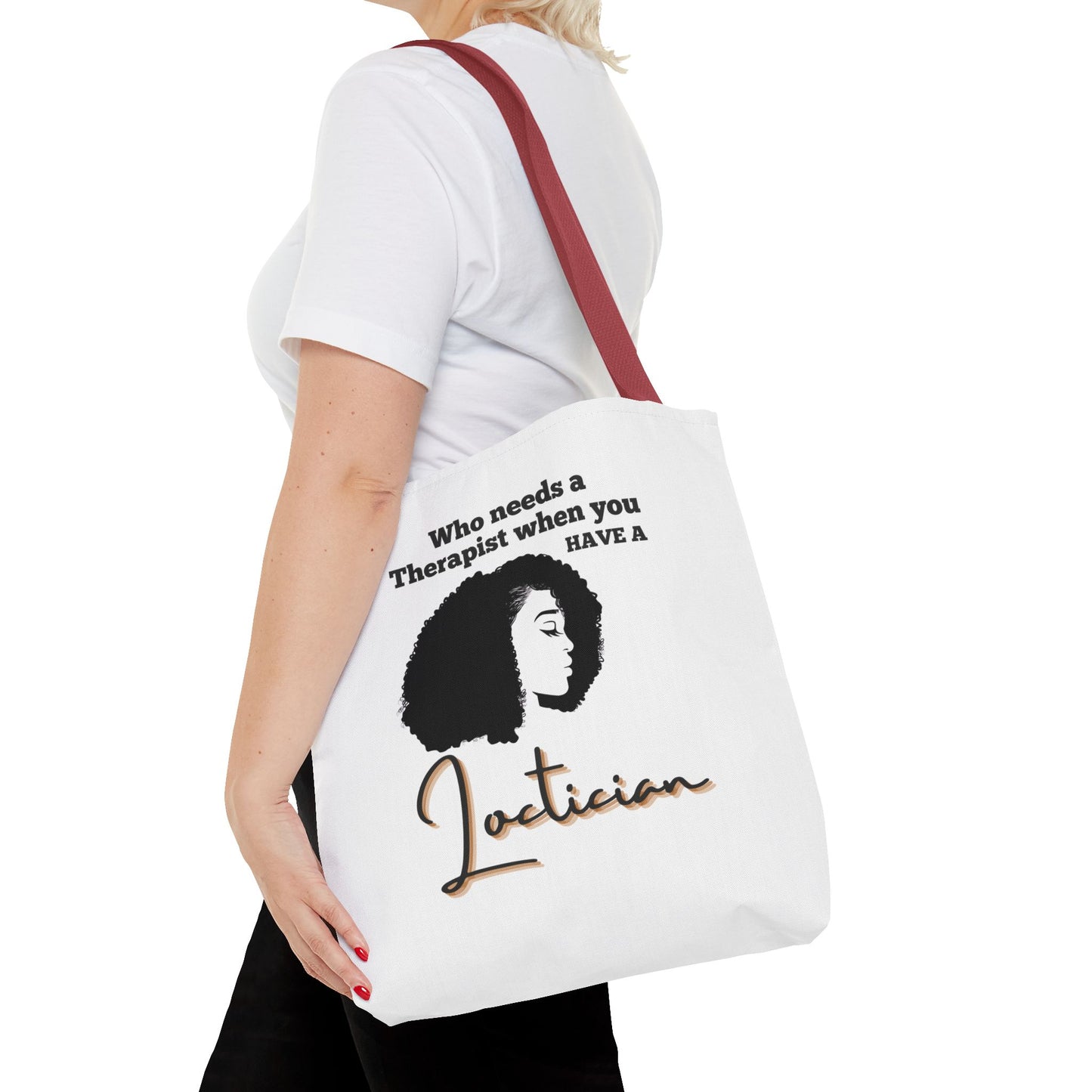 Empowered Loctician Tote Bag - Perfect for Haircare Experts & Therapists