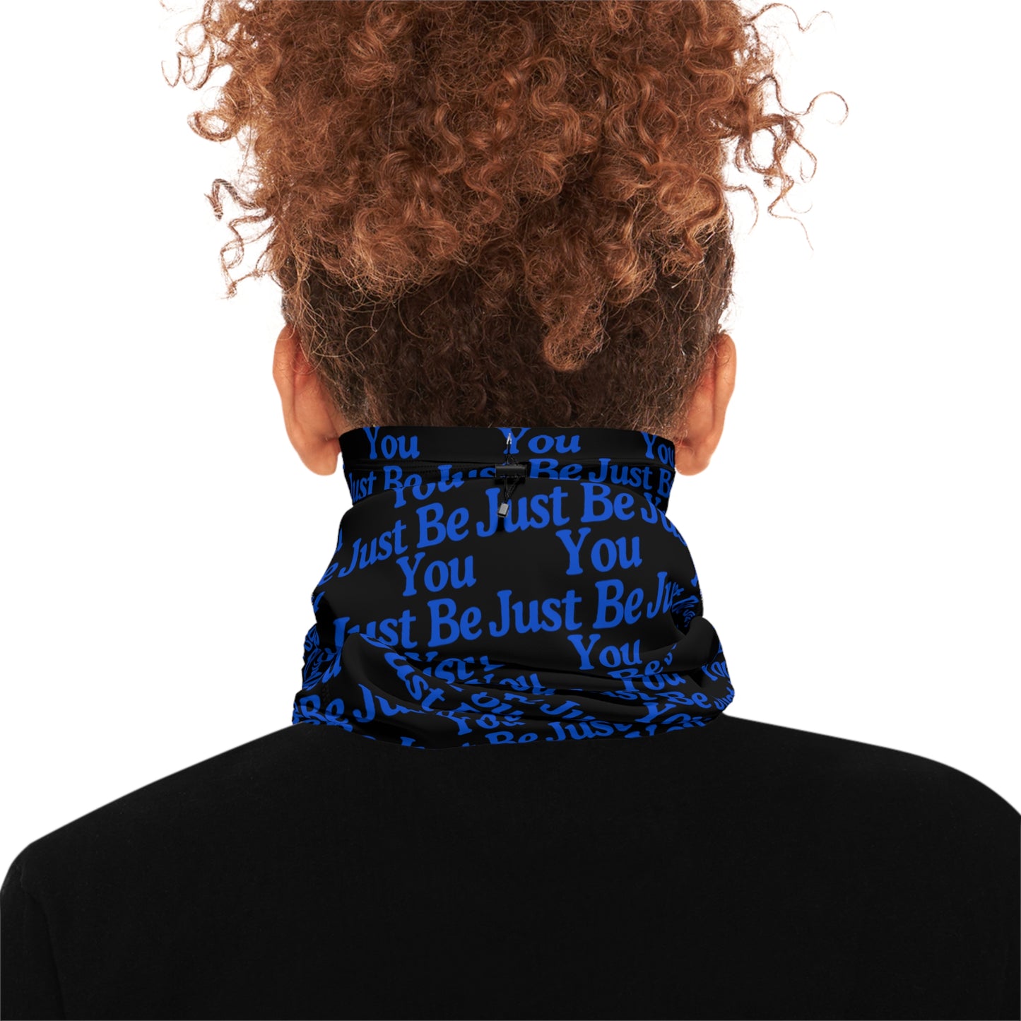 Inspirational Winter Neck Gaiter - 'Be Just You' Design