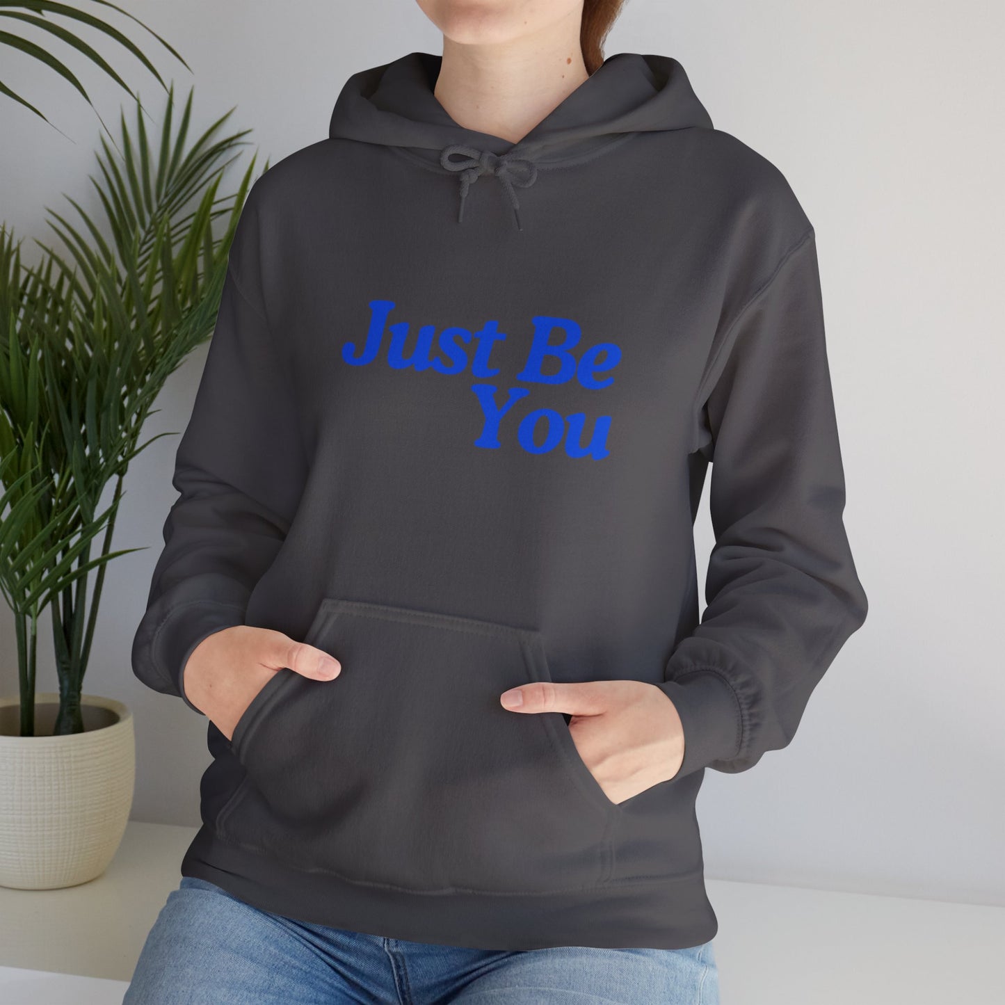 Just Be You Unisex Heavy Blend Hoodie - Inspirational Sweatshirt for Everyday Comfort