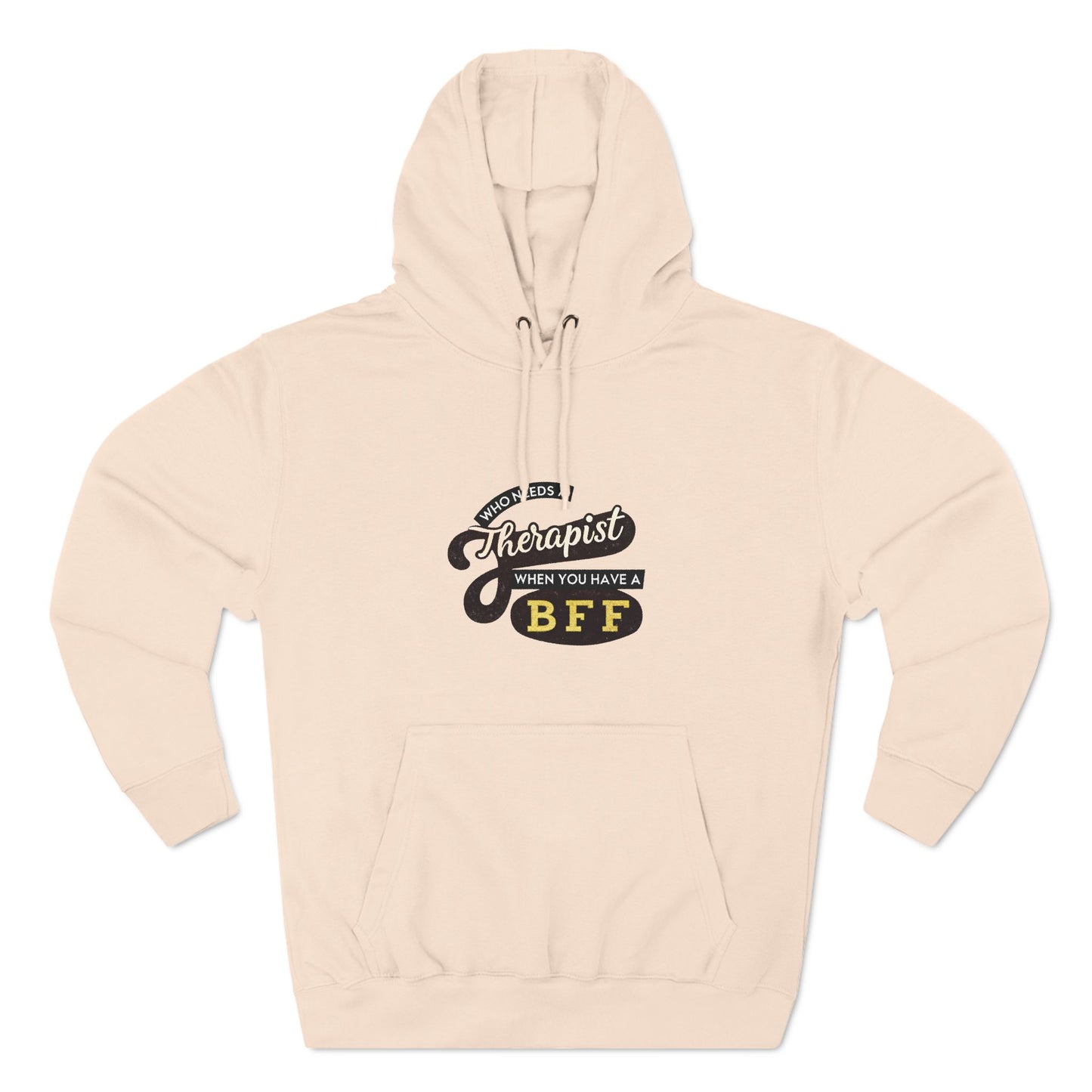 BFF Therapist Fleece Hoodie - Perfect Gift for Best Friends