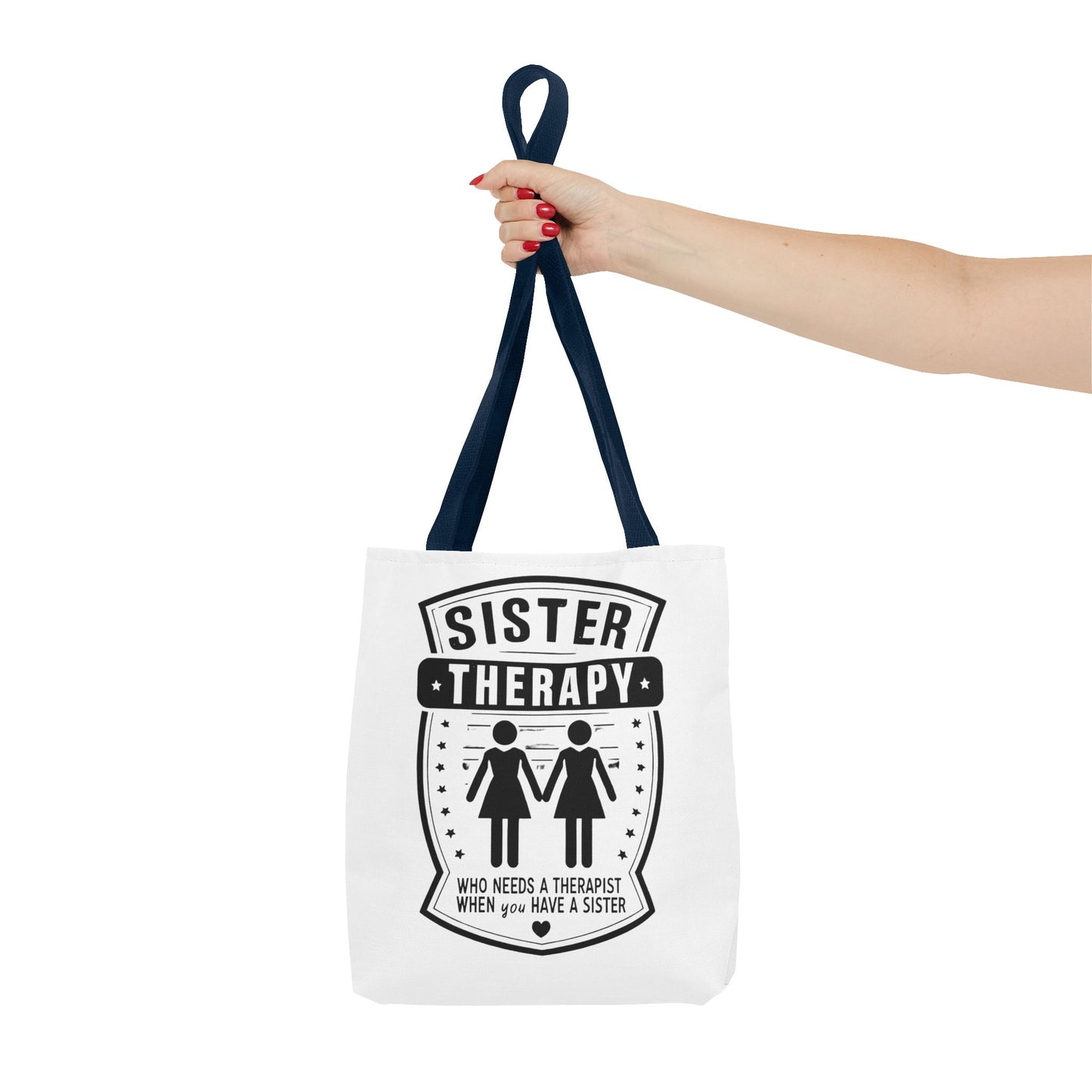 Sister Therapy Tote Bag - Perfect Gift for Siblings & Self-Care