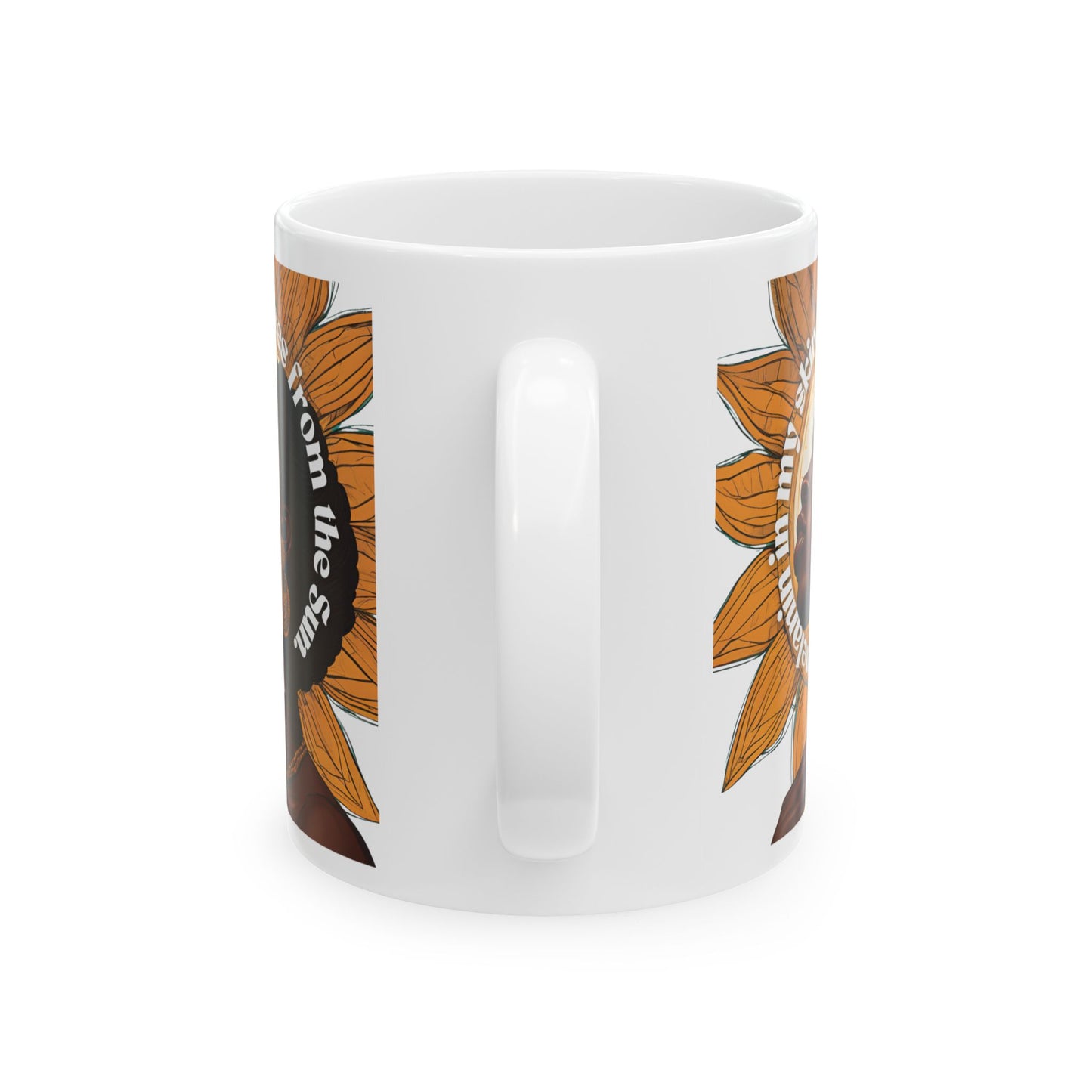 Empowering Sunflower Ceramic Mug - 11oz & 15oz