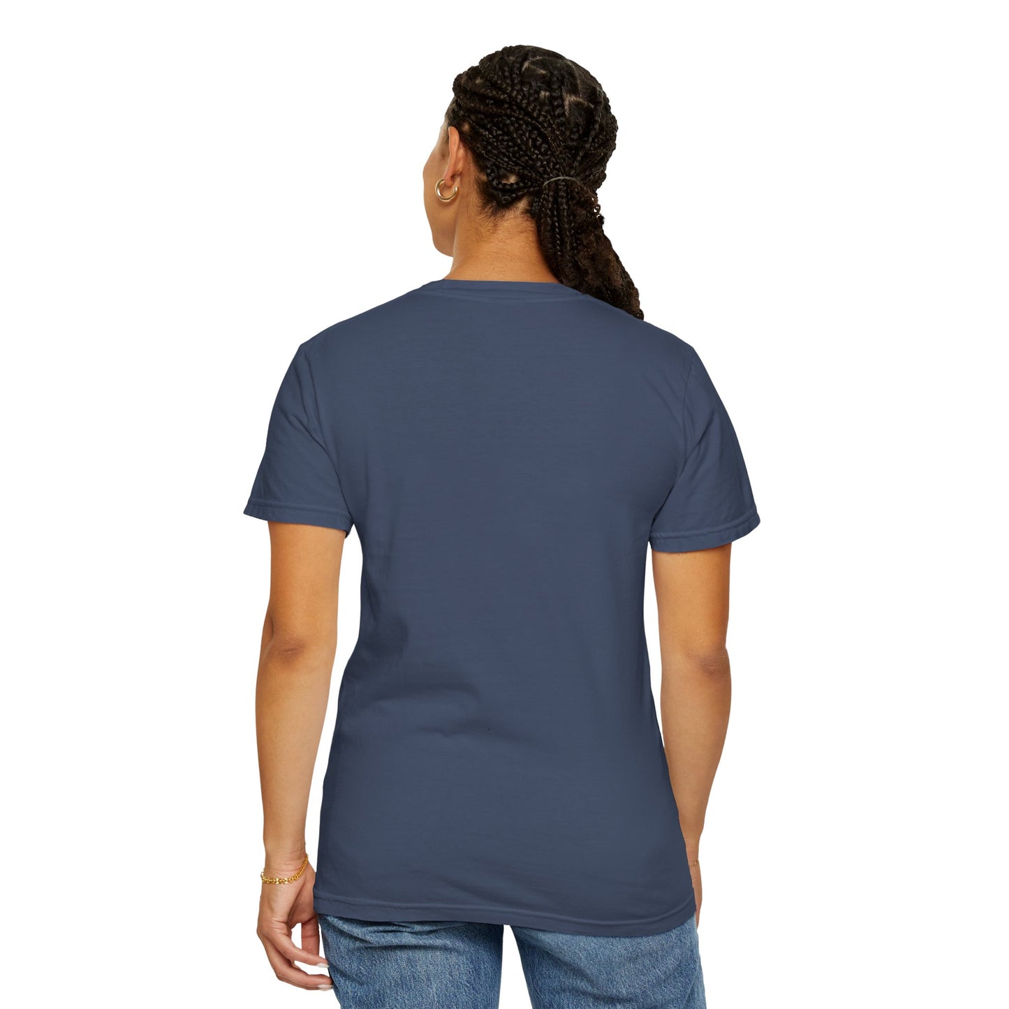 Casual Graphic T-Shirt - "Stop, Watch What You're Thinking and Listen"