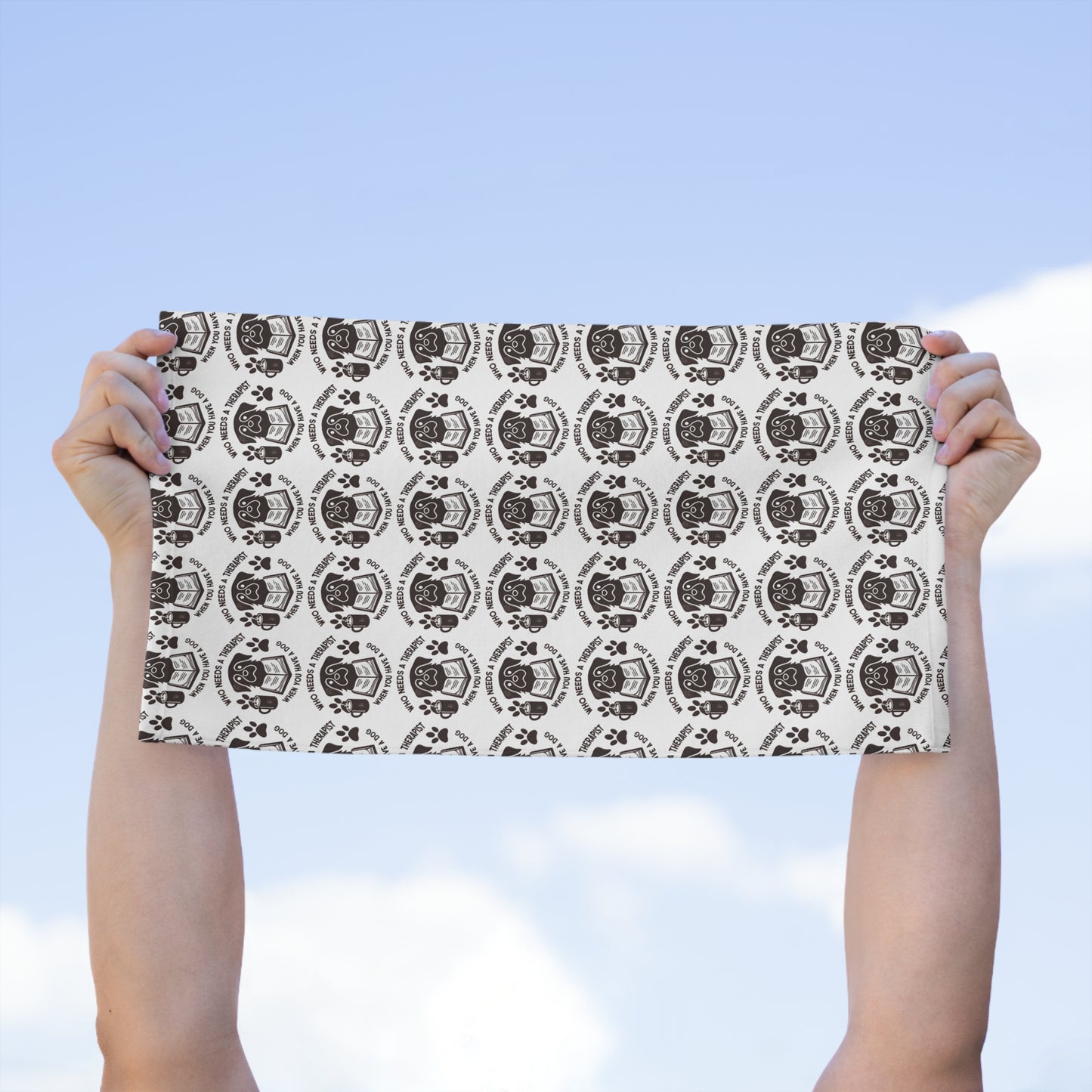 Paw Print Rally Towel – Perfect for Pet Lovers & Game Day