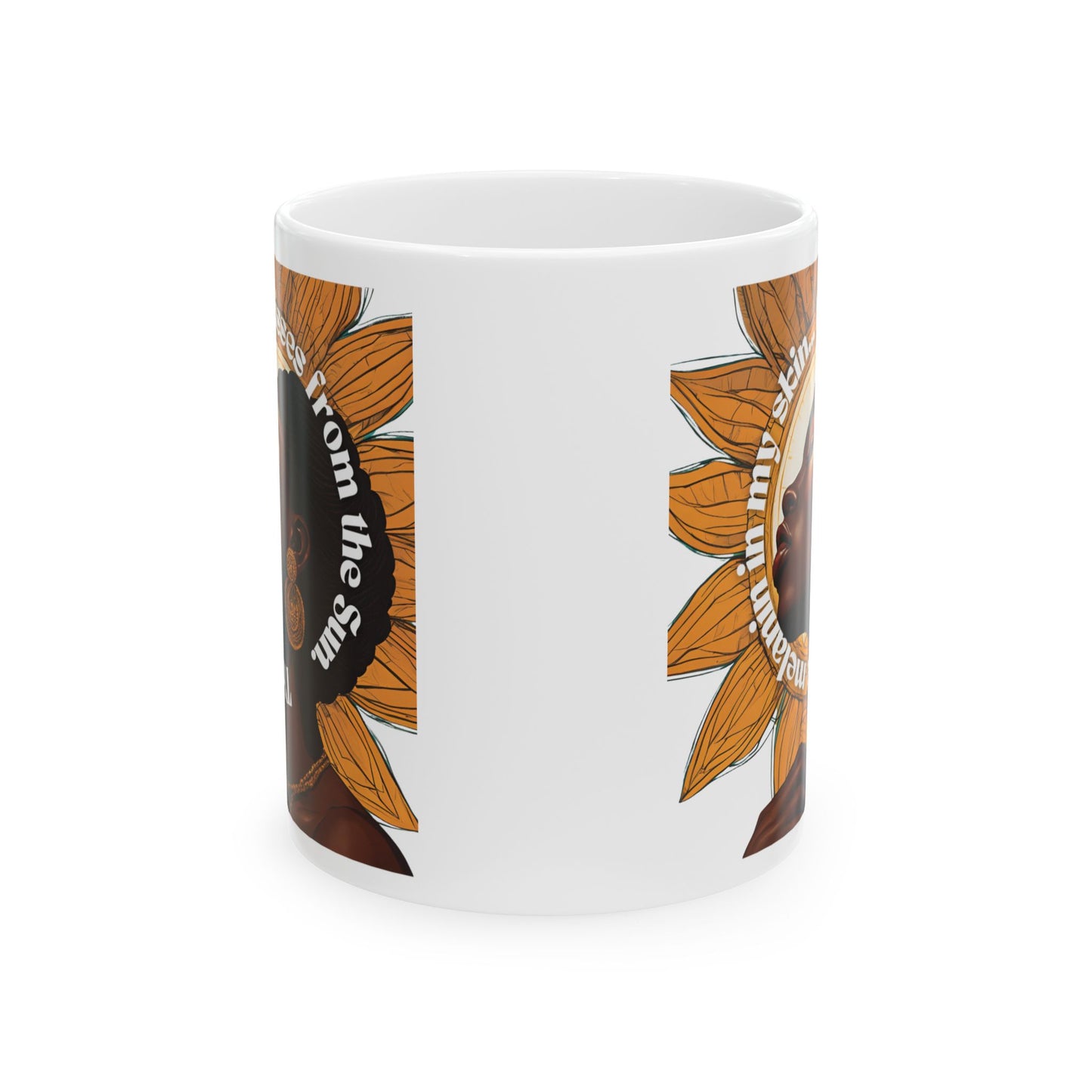 Empowering Sunflower Ceramic Mug - 11oz & 15oz
