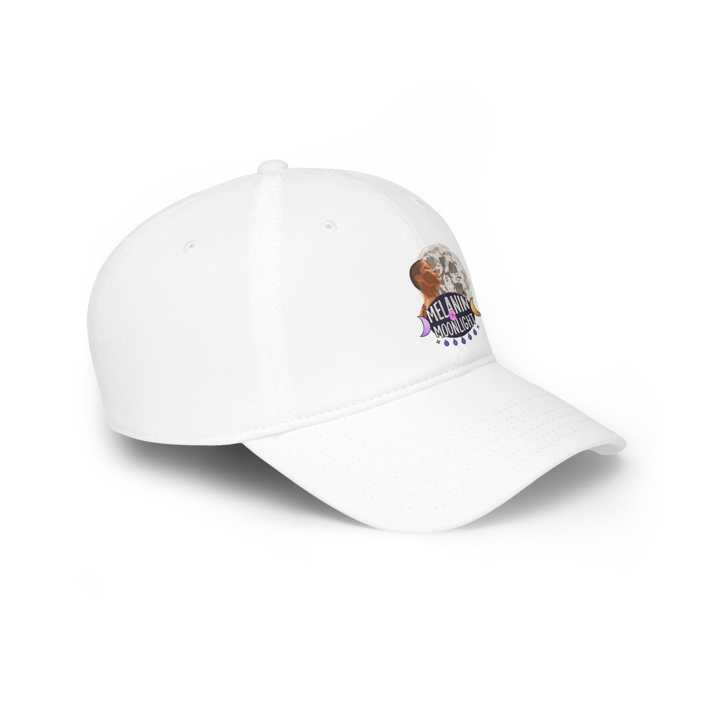 Melanin Moonlight Low Profile Baseball Cap - Casual Style for All Seasons