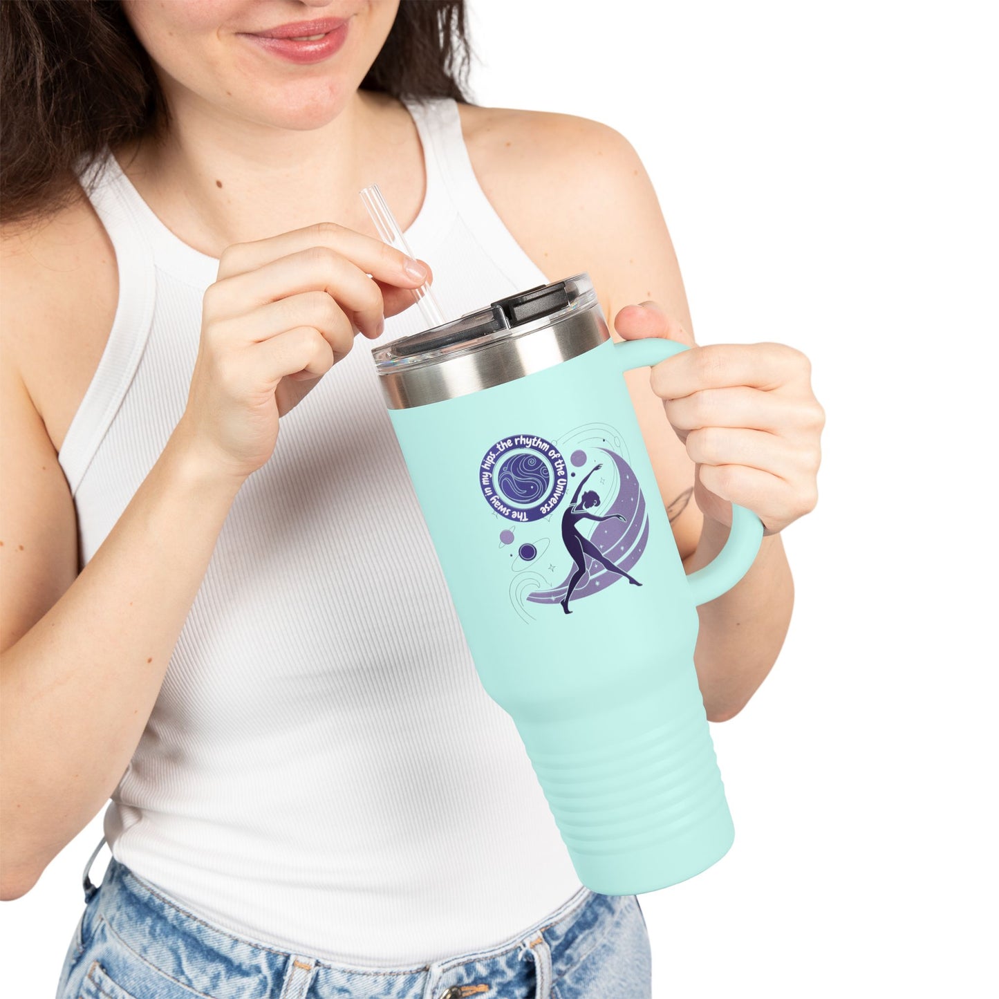 Creative Insulated Travel Mug for Adventurers - 40oz, Perfect for Sports, Nature Lovers & Holidays