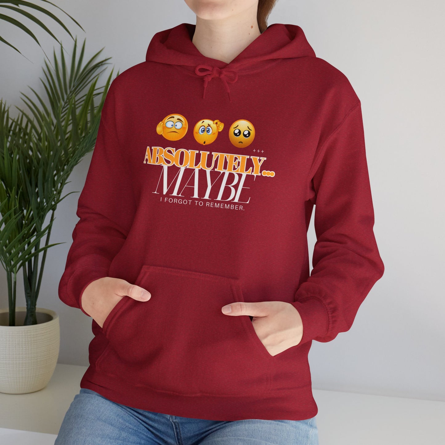 Absolutely Emoticon Unisex Heavy Blend™ Hooded Sweatshirt