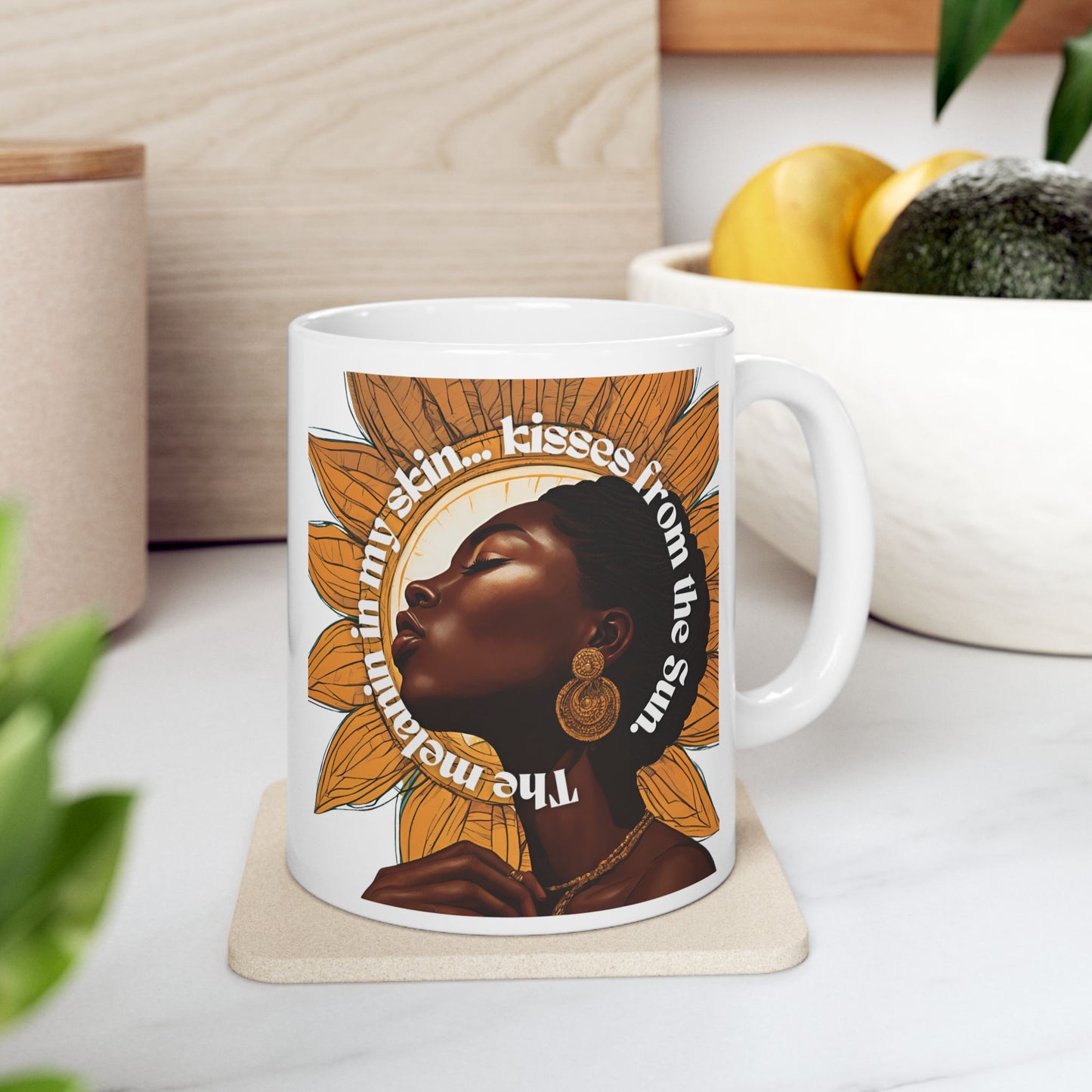 Empowering Sunflower Ceramic Mug - 11oz & 15oz