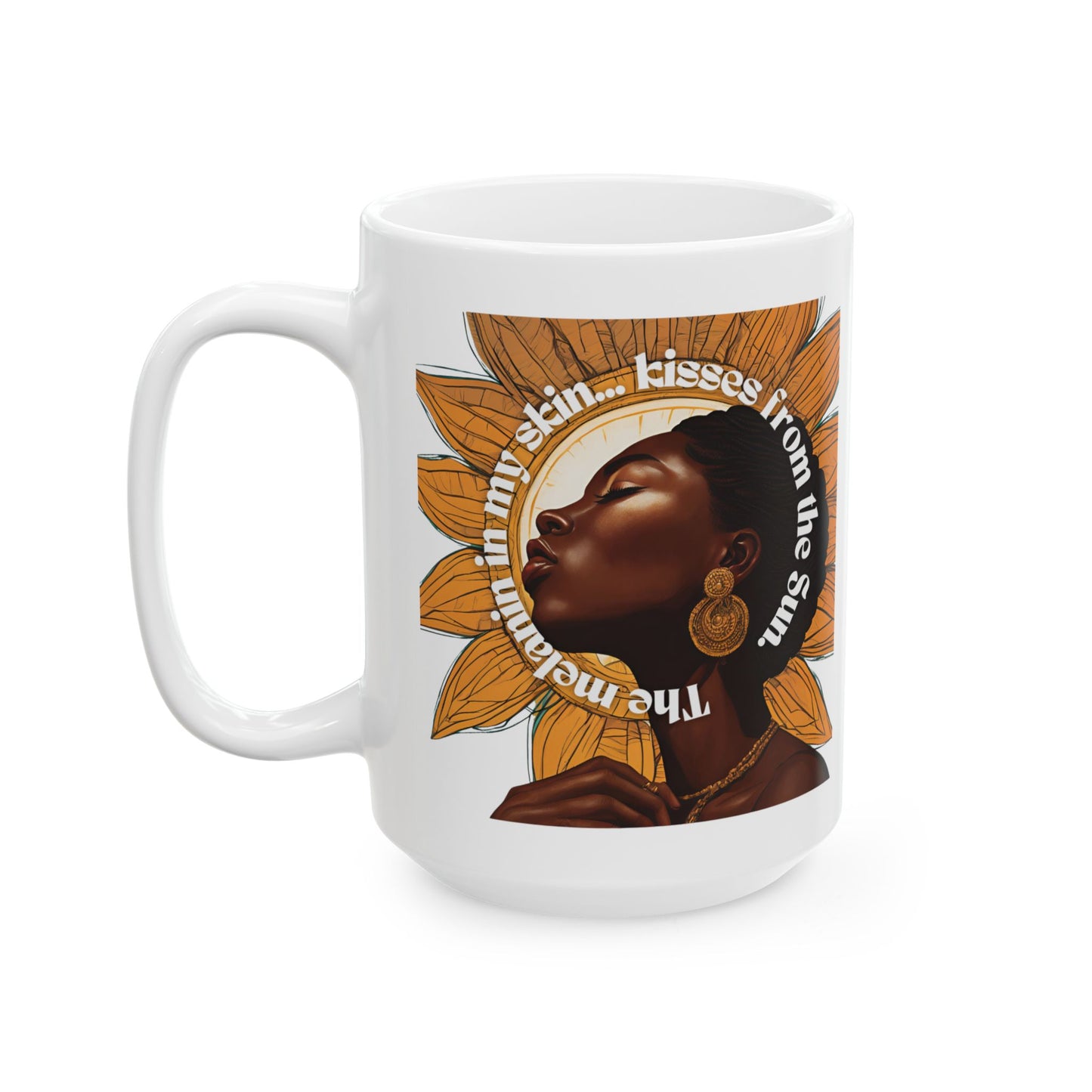 Empowering Sunflower Ceramic Mug - 11oz & 15oz