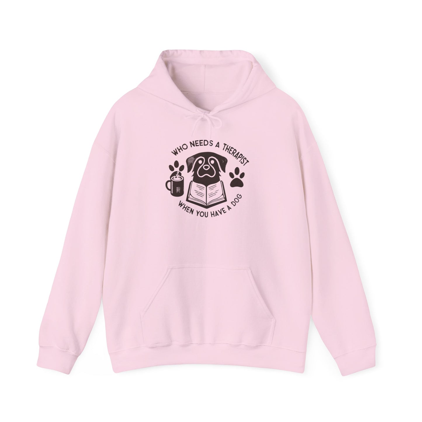 Who Needs a Therapist? Dog Lover Hoodie - Unisex Heavy Blend Sweatshirt