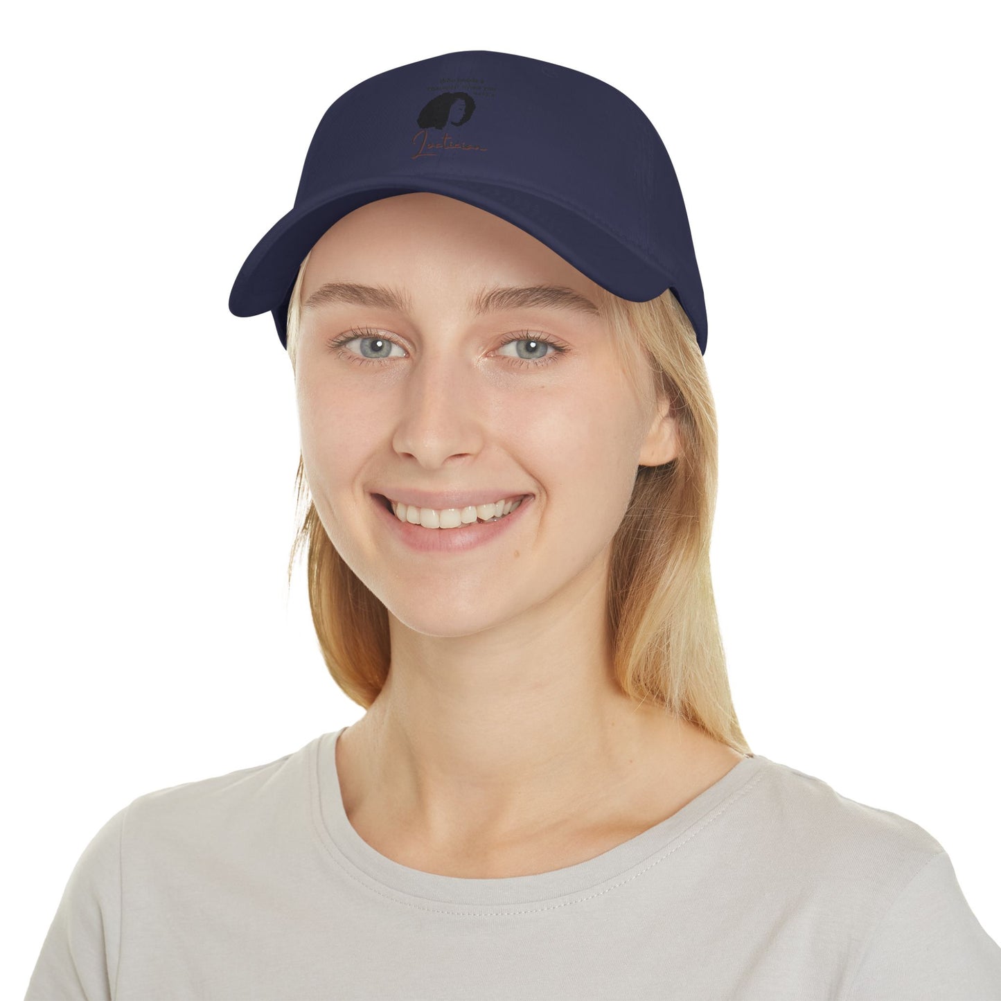 Therapist Joke Low Profile Baseball Cap - Red Cap for Mental Health Awareness
