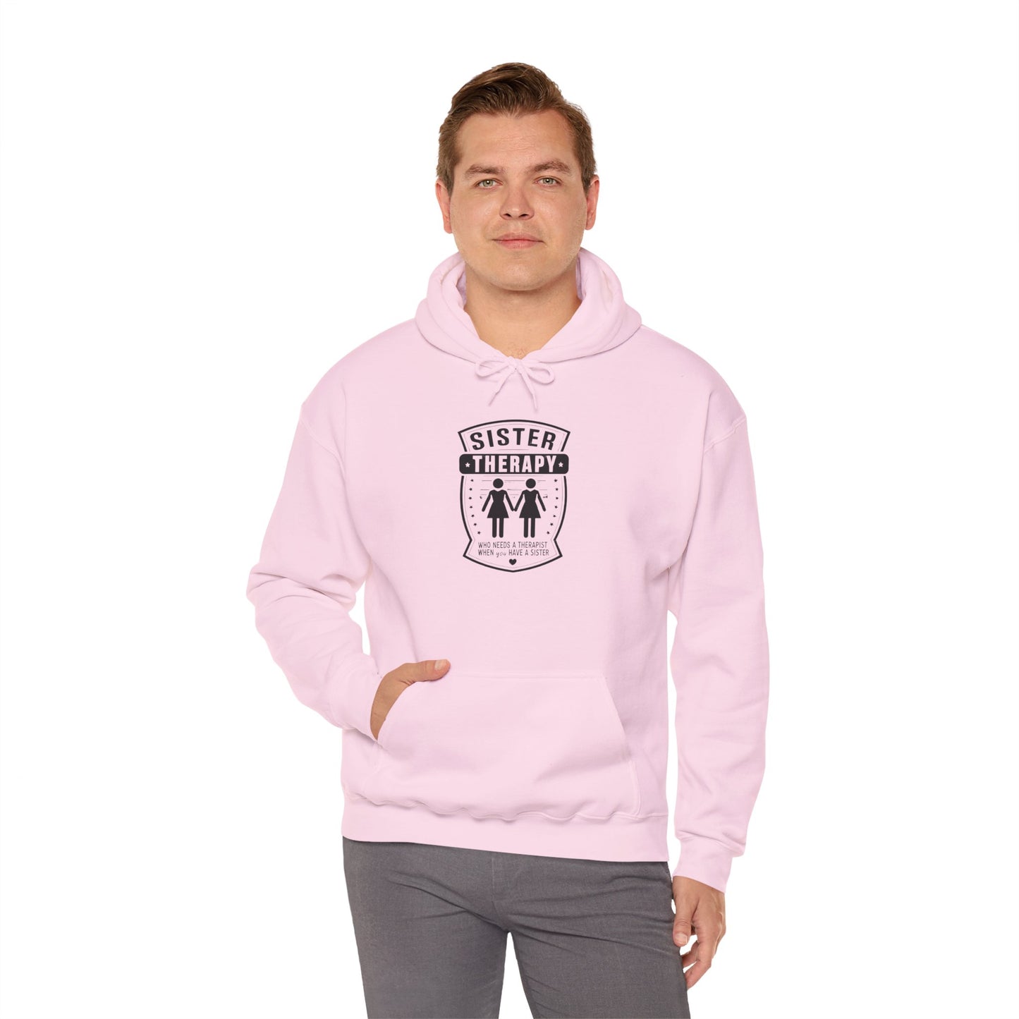 Sister Therapy Hoodie - Unisex Heavy Blend™ Sweatshirt for Sisterhood & Connection