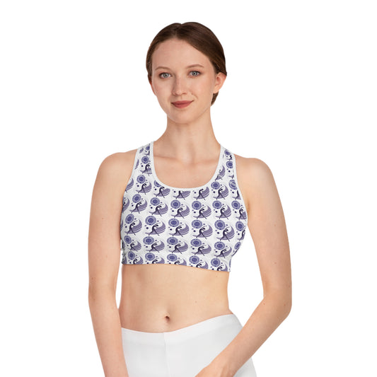 Stylish Cosmic Sports Bra - Comfortable Activewear for Yoga and Fitness