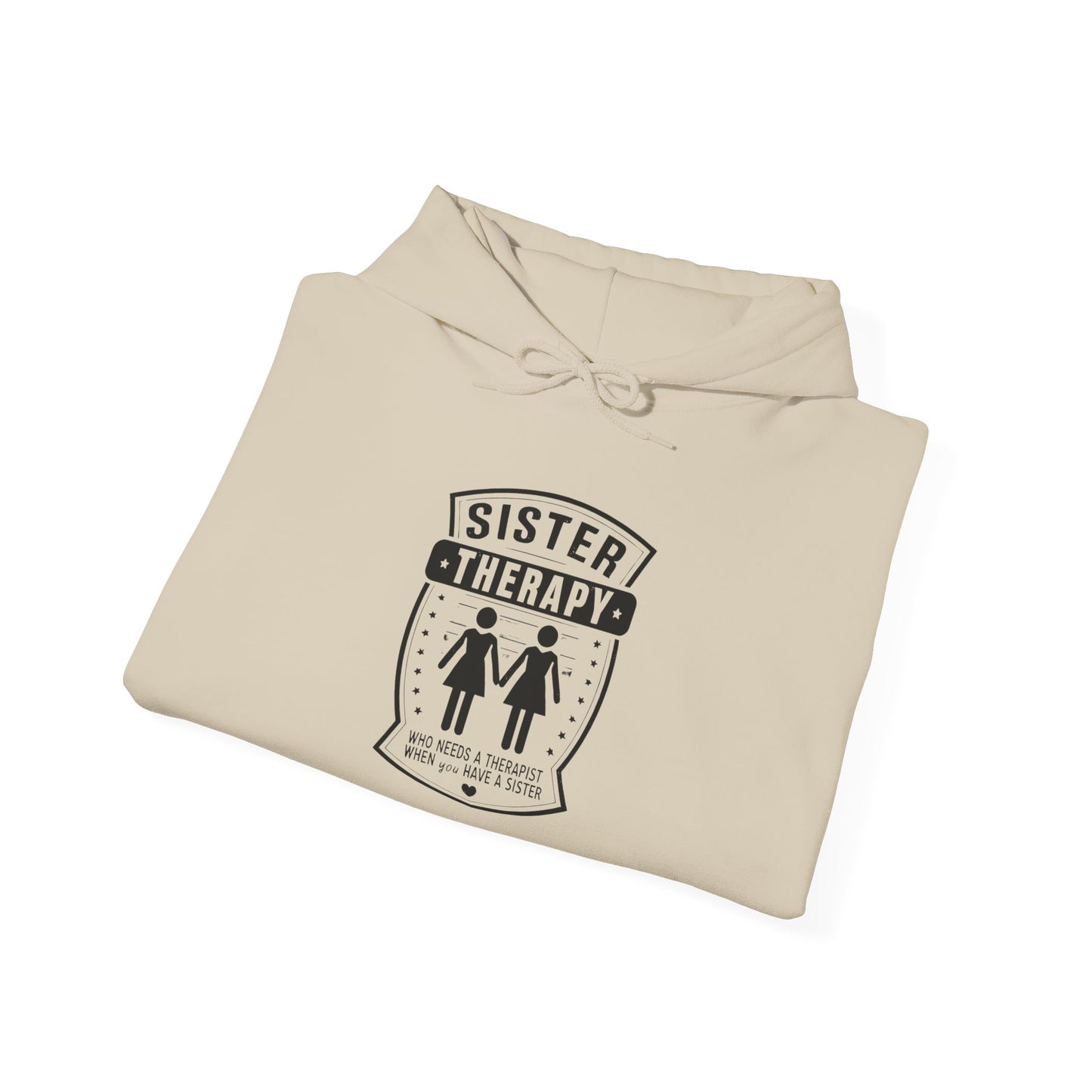 Sister Therapy Hoodie - Unisex Heavy Blend™ Sweatshirt for Sisterhood & Connection