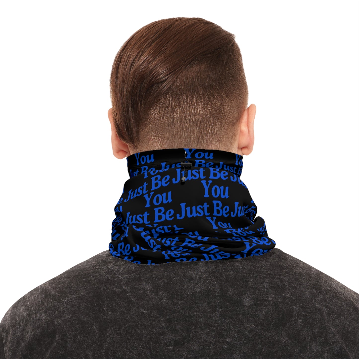 Inspirational Winter Neck Gaiter - 'Be Just You' Design