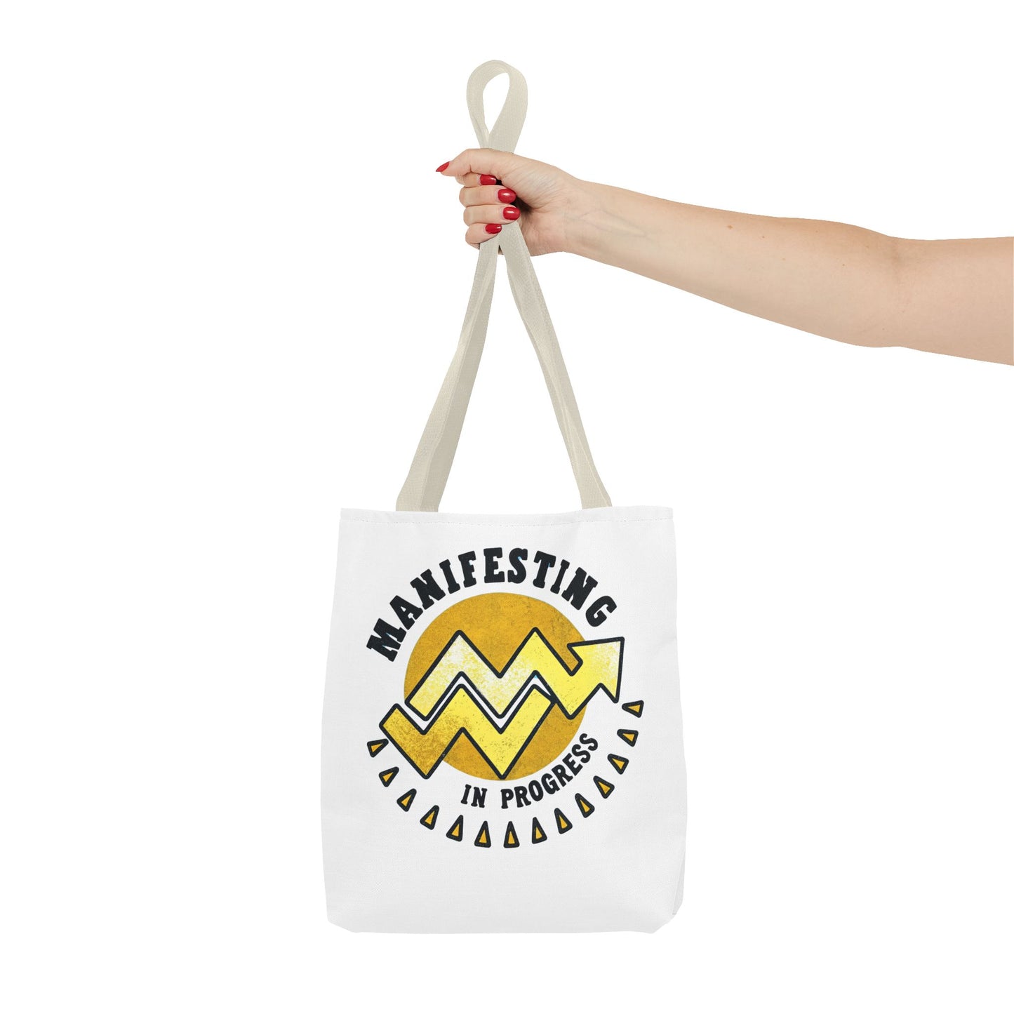 Manifesting in Progress Tote Bag – Eco-Friendly and Stylish Carry-All for Dreamers