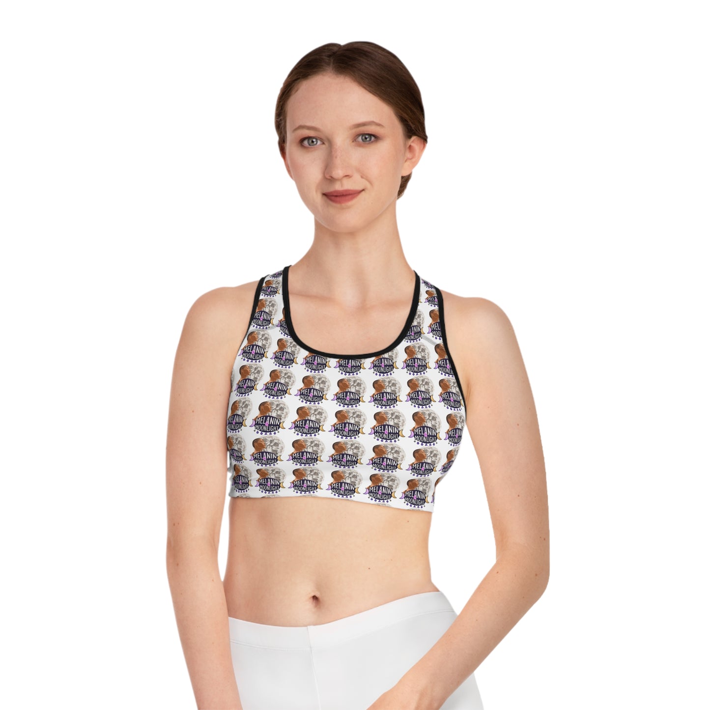 Melanin Magic Sports Bra - Comfortable Activewear for Fitness Enthusiasts