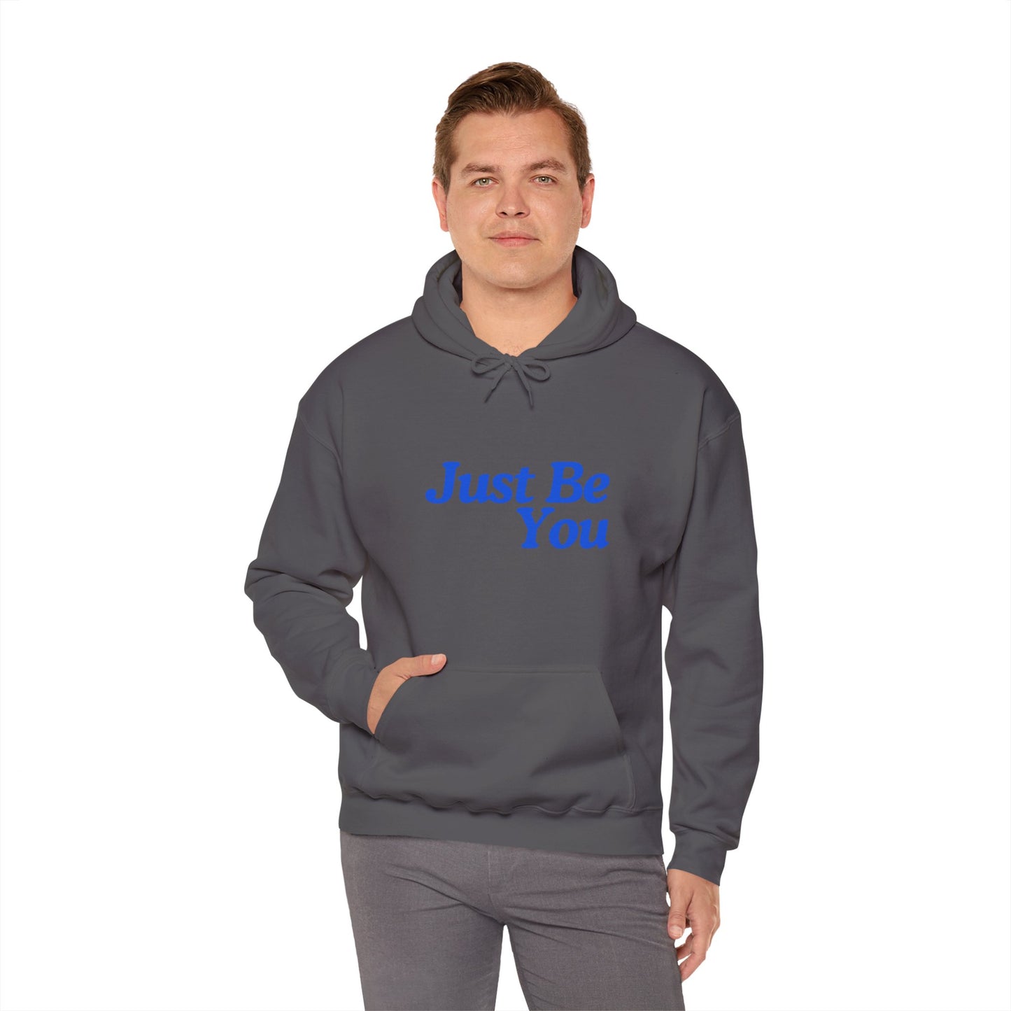 Just Be You Unisex Heavy Blend Hoodie - Inspirational Sweatshirt for Everyday Comfort
