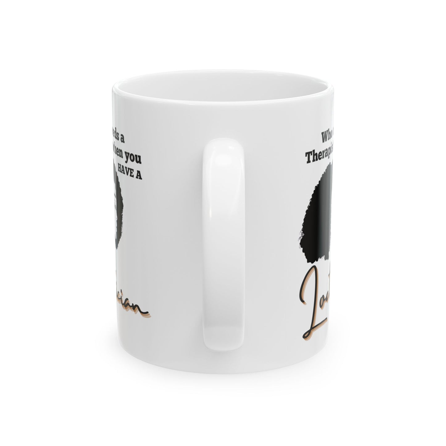 Inspirational Ceramic Mug - Perfect for Self-Care and Mental Health Awareness