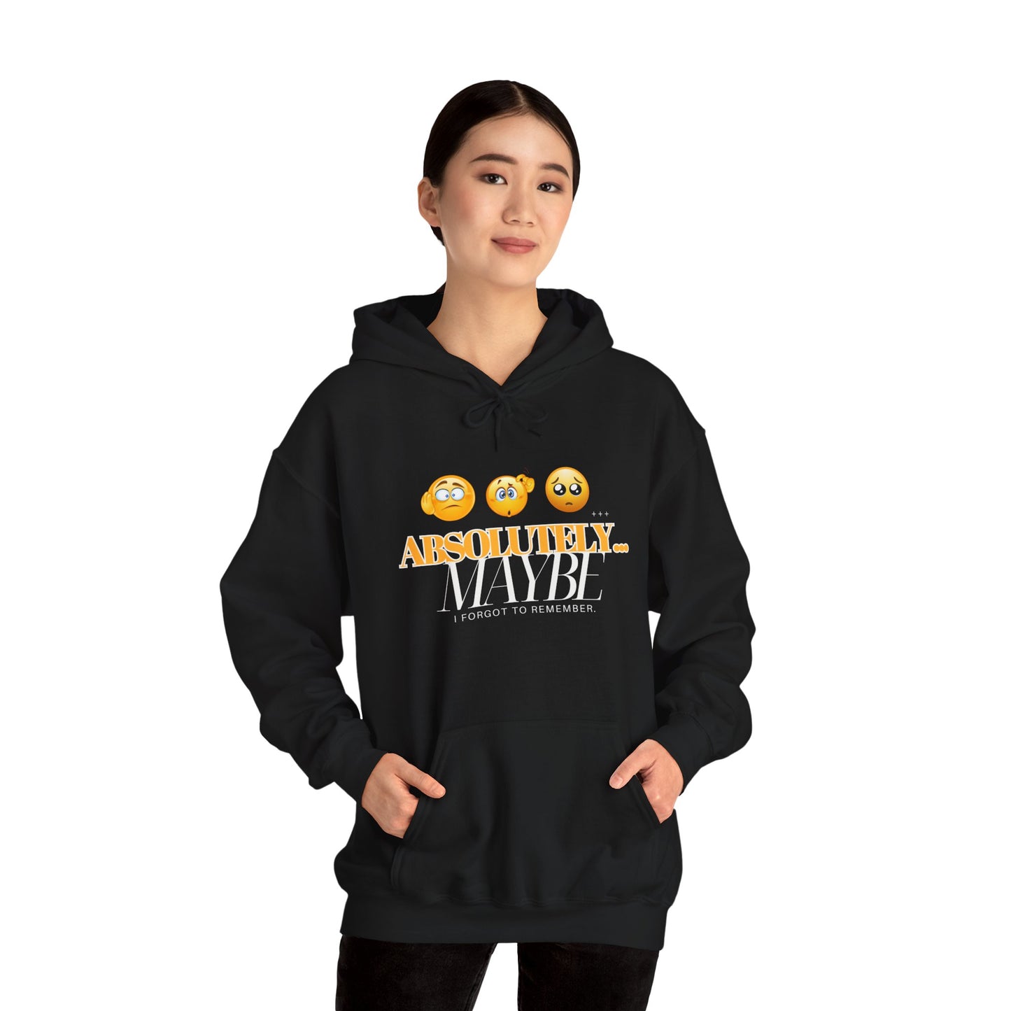 Absolutely Emoticon Unisex Heavy Blend™ Hooded Sweatshirt