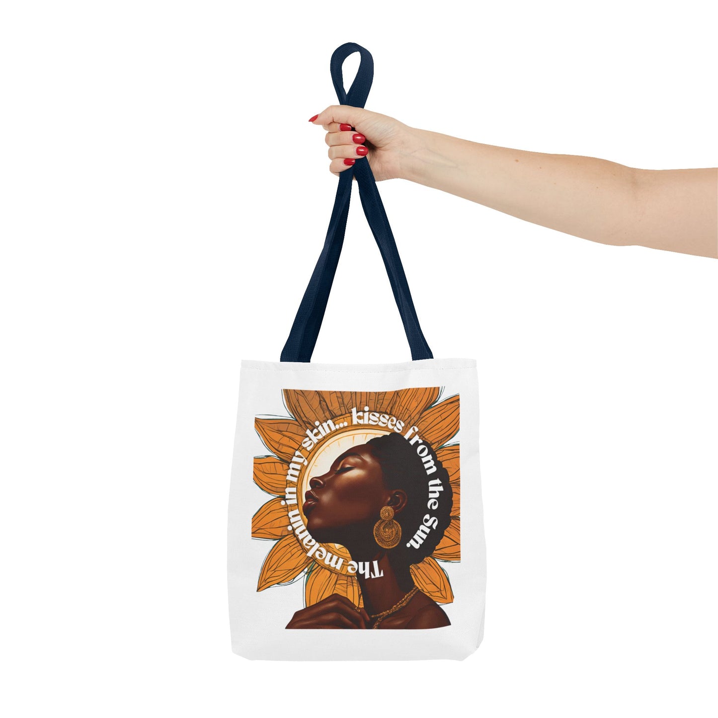 Sunflower Kiss Tote Bag - Empowering Design for Everyday Use