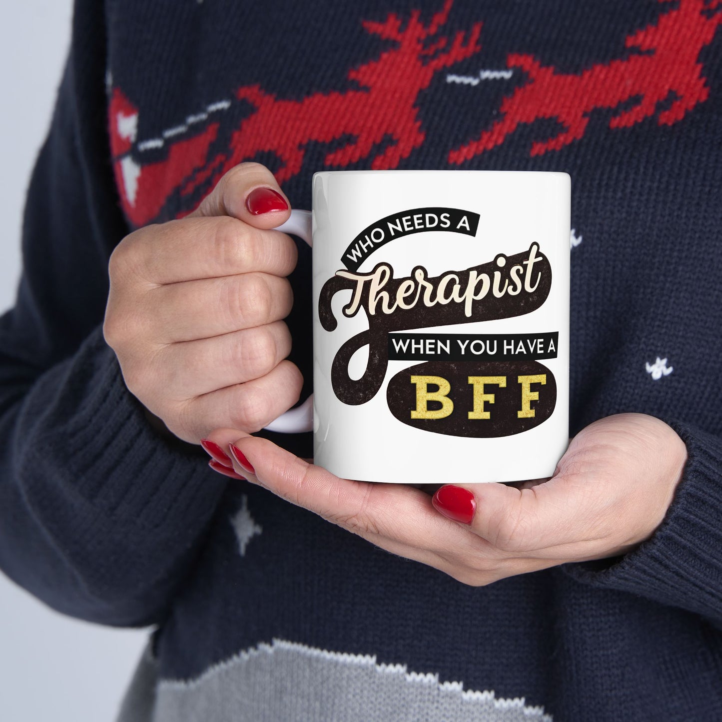 Funny Therapist Ceramic Mug - Perfect Gift for Therapy Lovers