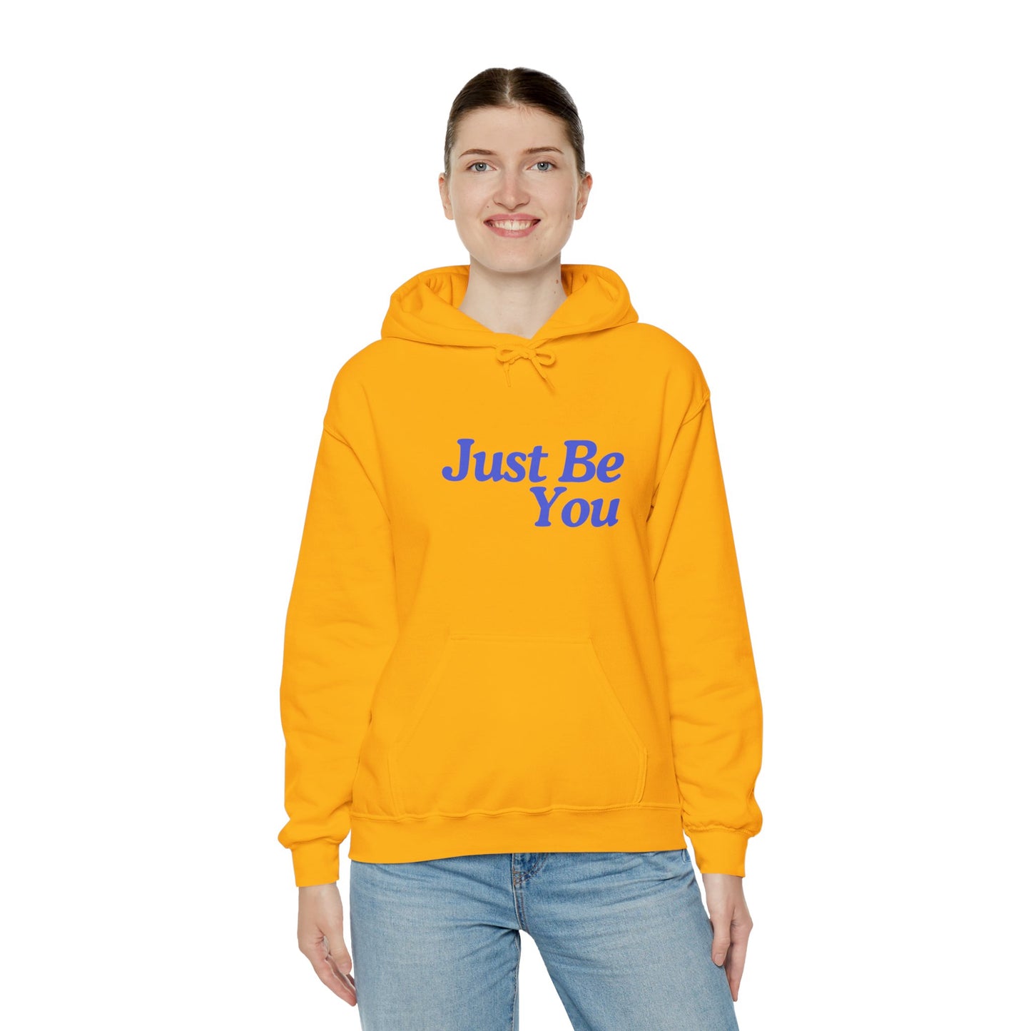 Just Be You Unisex Heavy Blend Hoodie - Inspirational Sweatshirt for Everyday Comfort