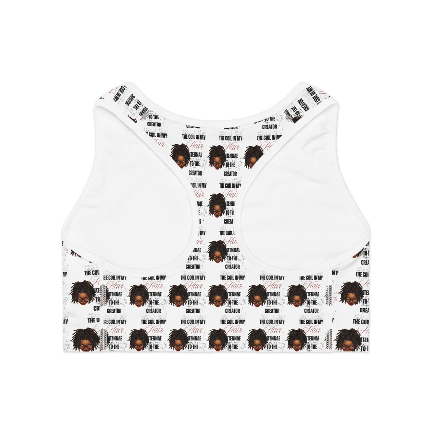 Empowered Hair Sports Bra - Celebrate Your Crown!