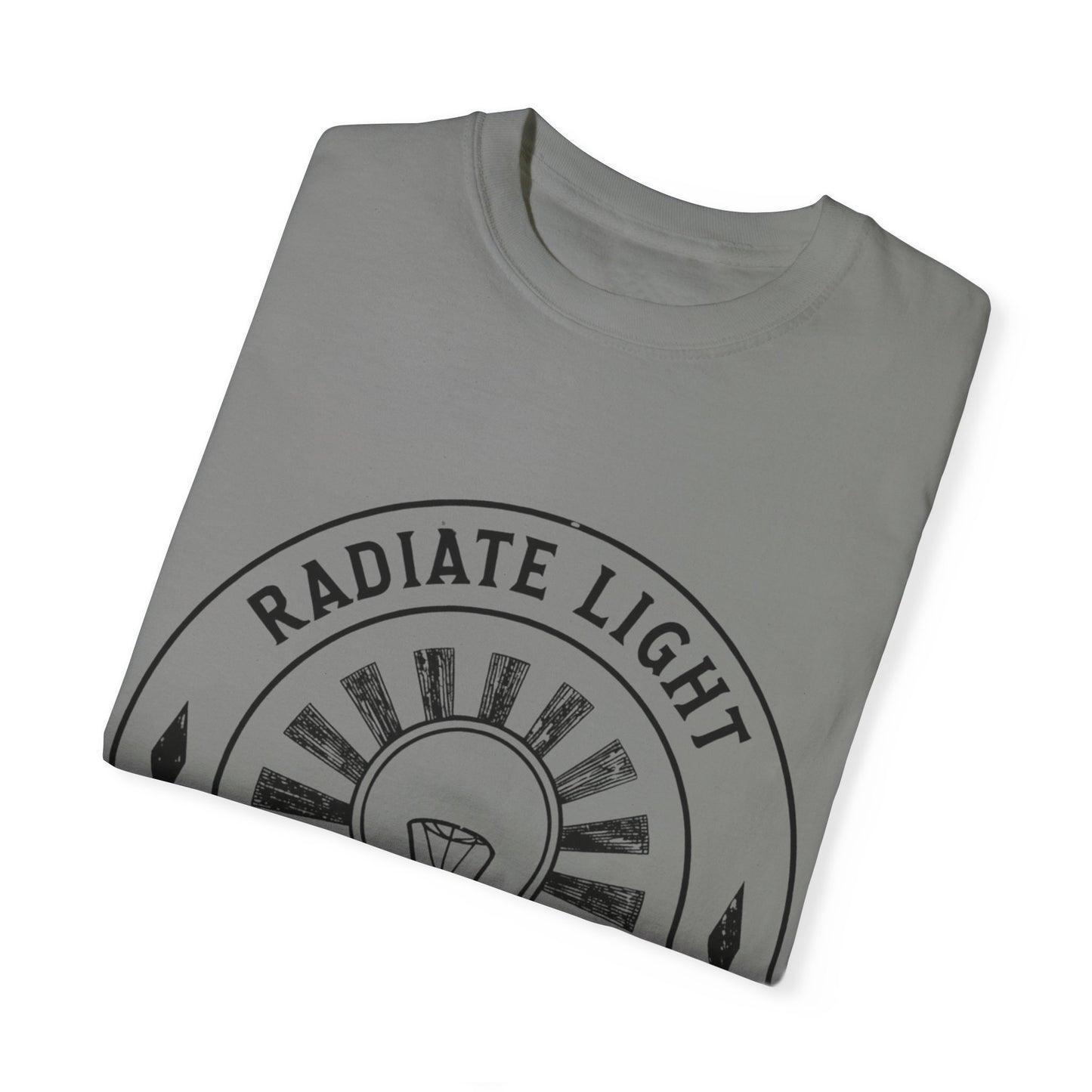 Radiate Light Unisex Garment-Dyed T-Shirt - Inspirational Graphic Tee