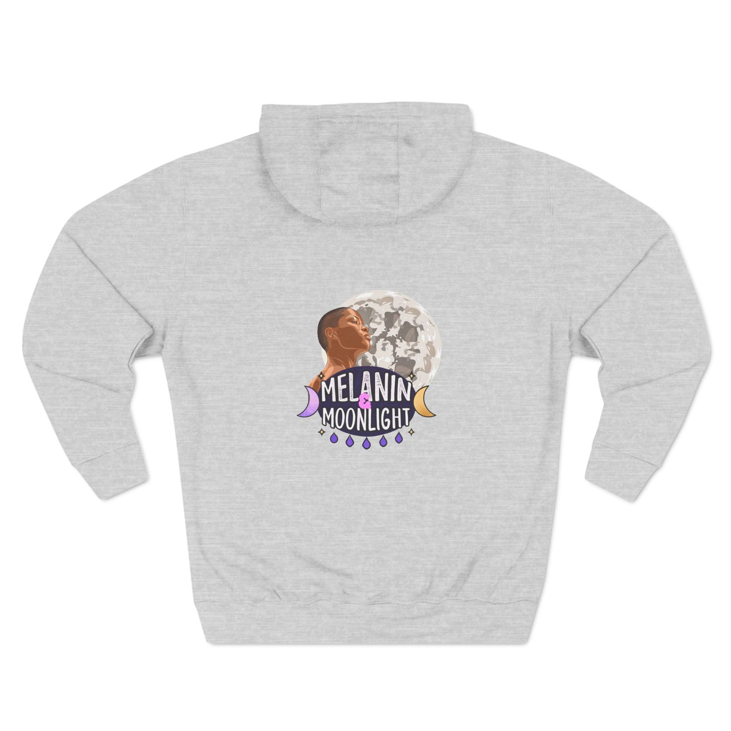 Melanin Moonlight Fleece Hoodie - Cozy Urban Style for Every Occasion