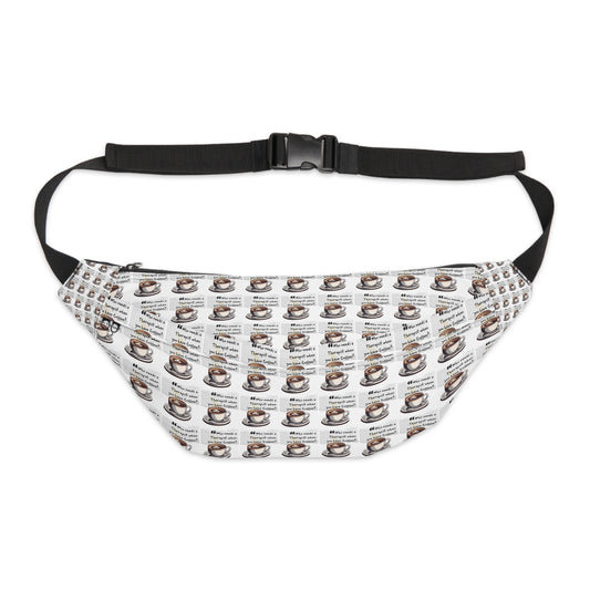 Coffee Lover's Large Fanny Pack - Perfect for Festivals and Everyday Use