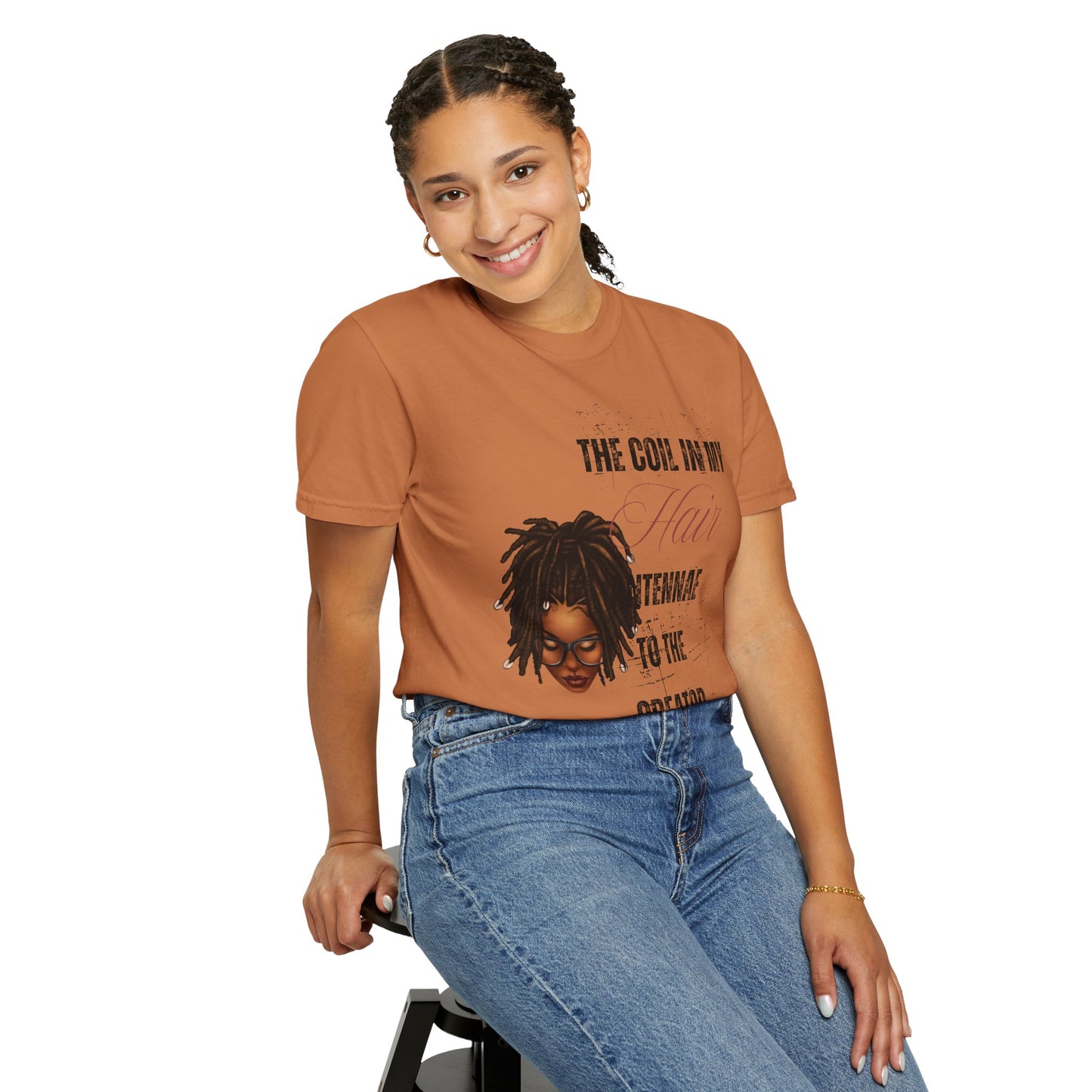 Coil in My Hair Unisex T-Shirt – Celebrate Natural Hair and Culture