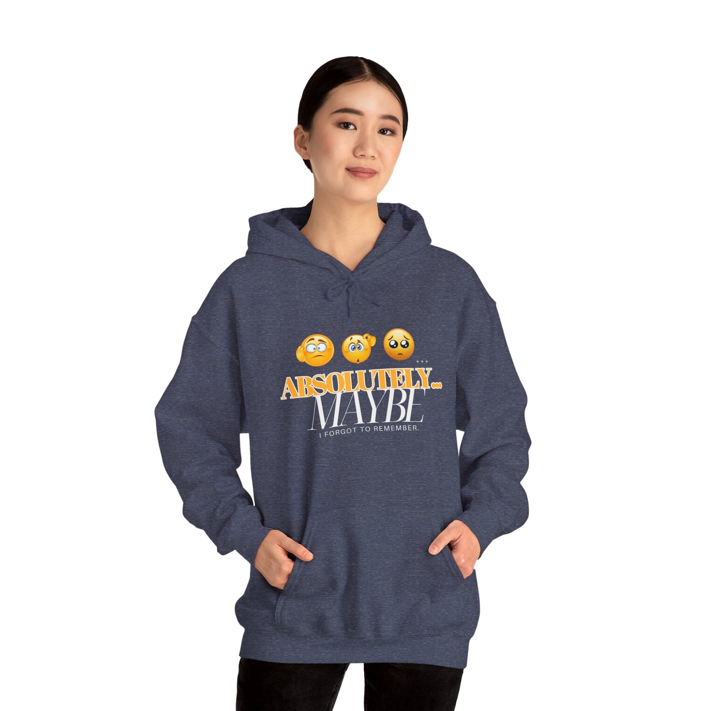 Absolutely Emoticon Unisex Heavy Blend™ Hooded Sweatshirt