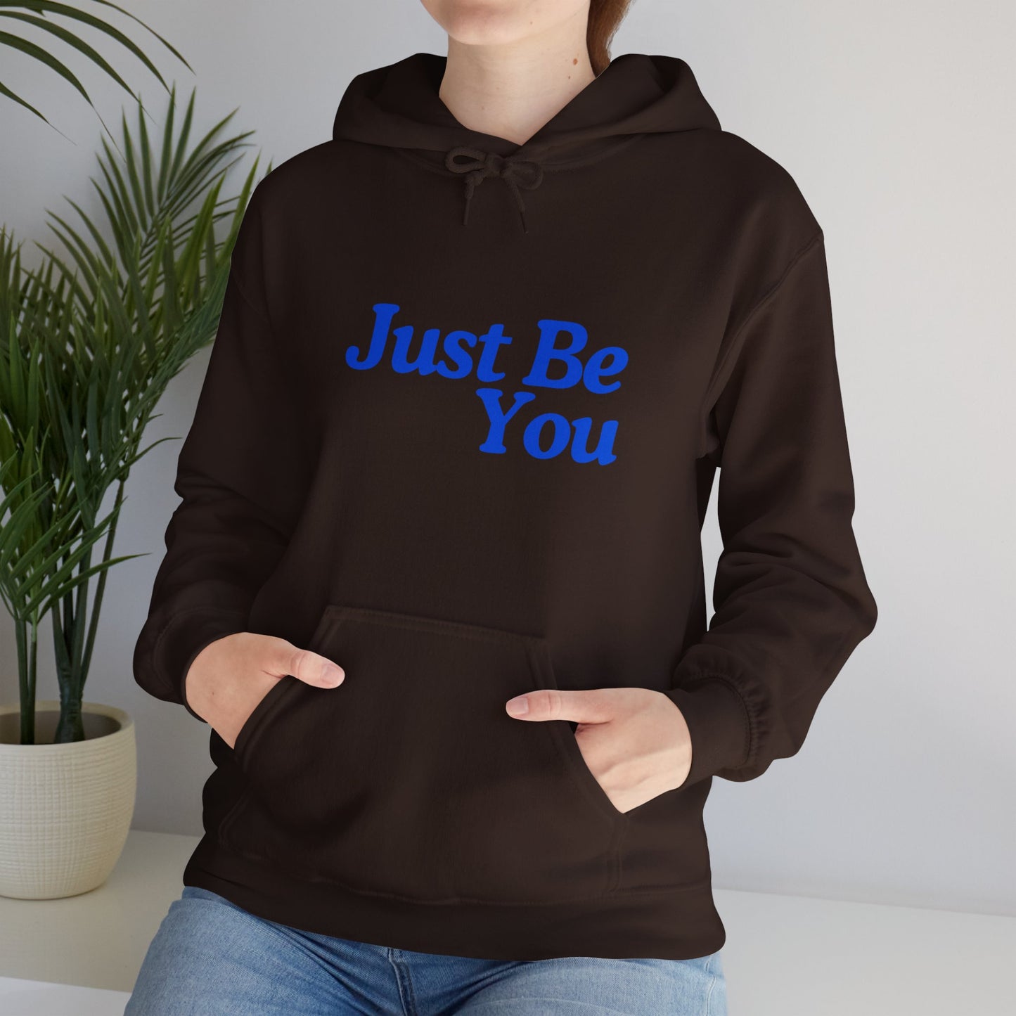 Just Be You Unisex Heavy Blend Hoodie - Inspirational Sweatshirt for Everyday Comfort