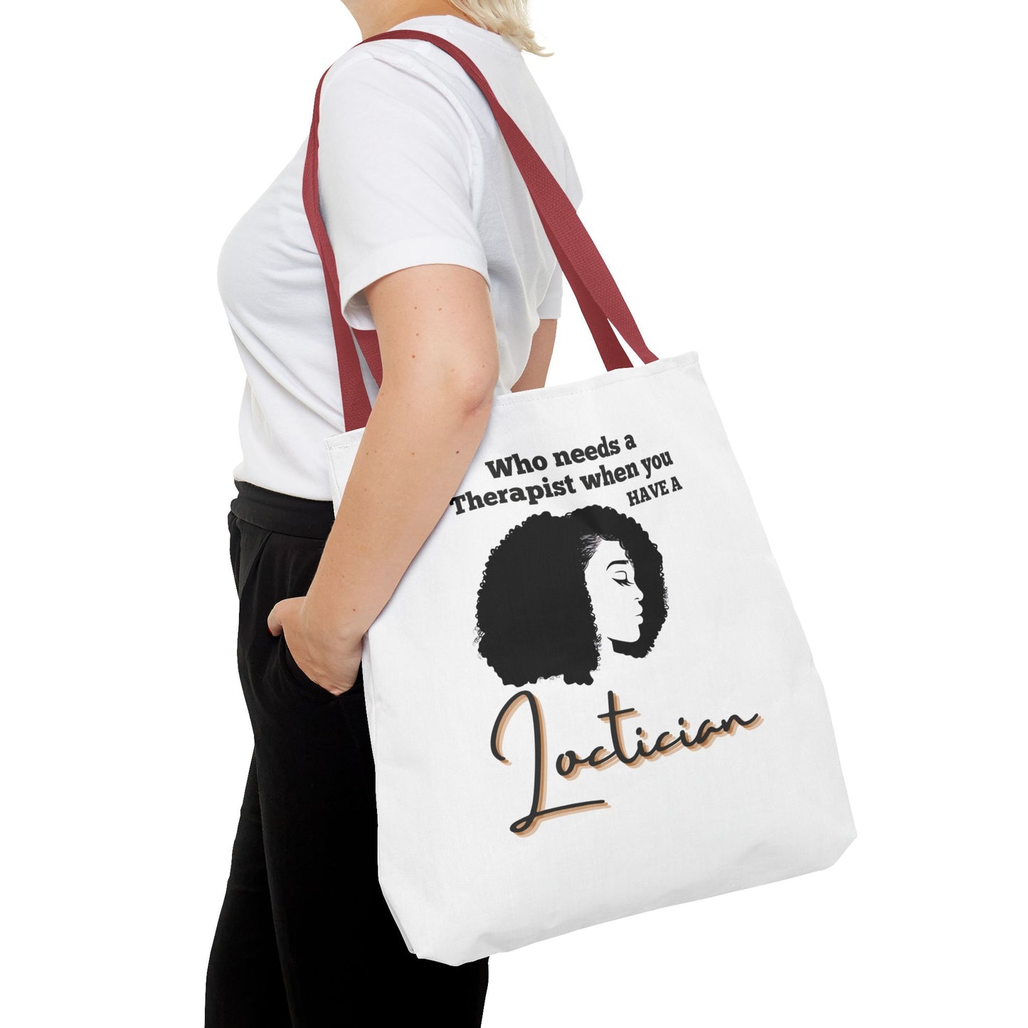Empowered Loctician Tote Bag - Perfect for Haircare Experts & Therapists
