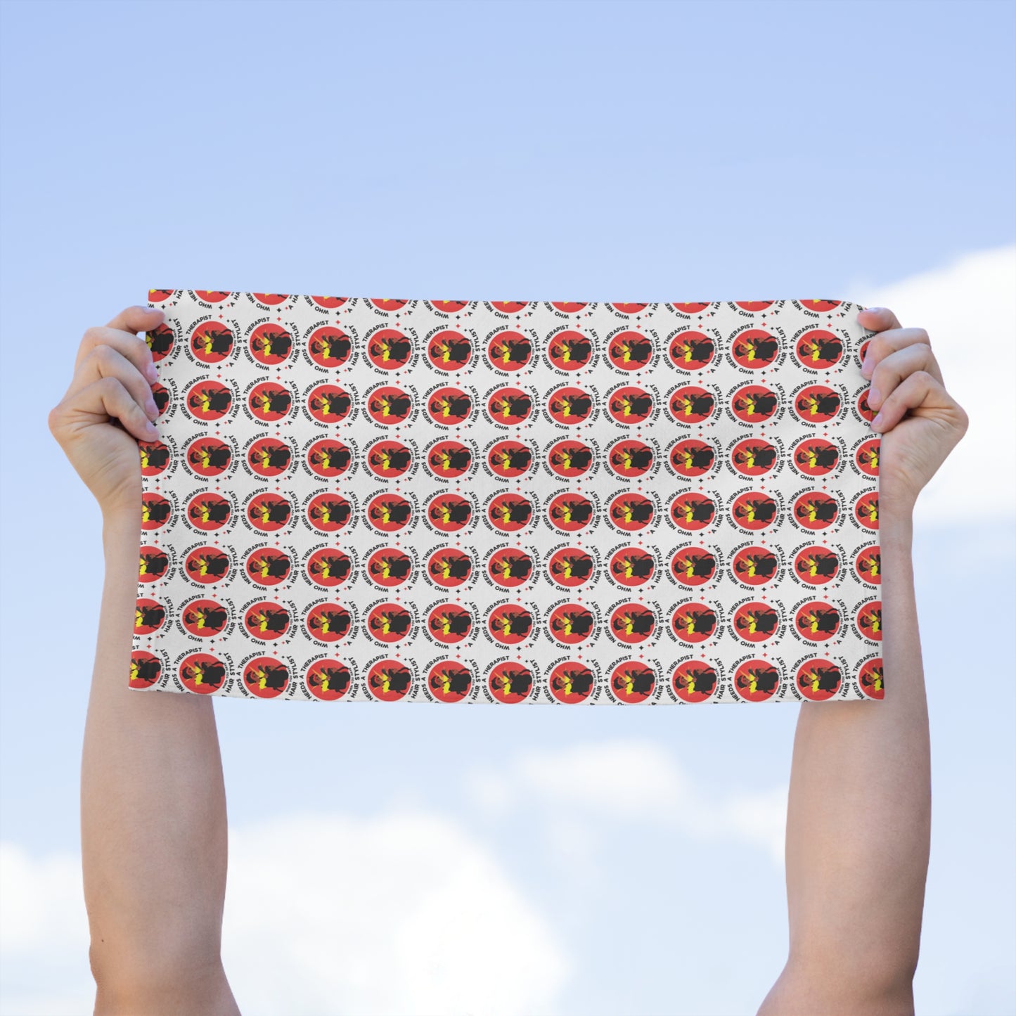 Vibrant Rally Towel for Sports Fans - 11x18 Cheer Towel with Bold Design
