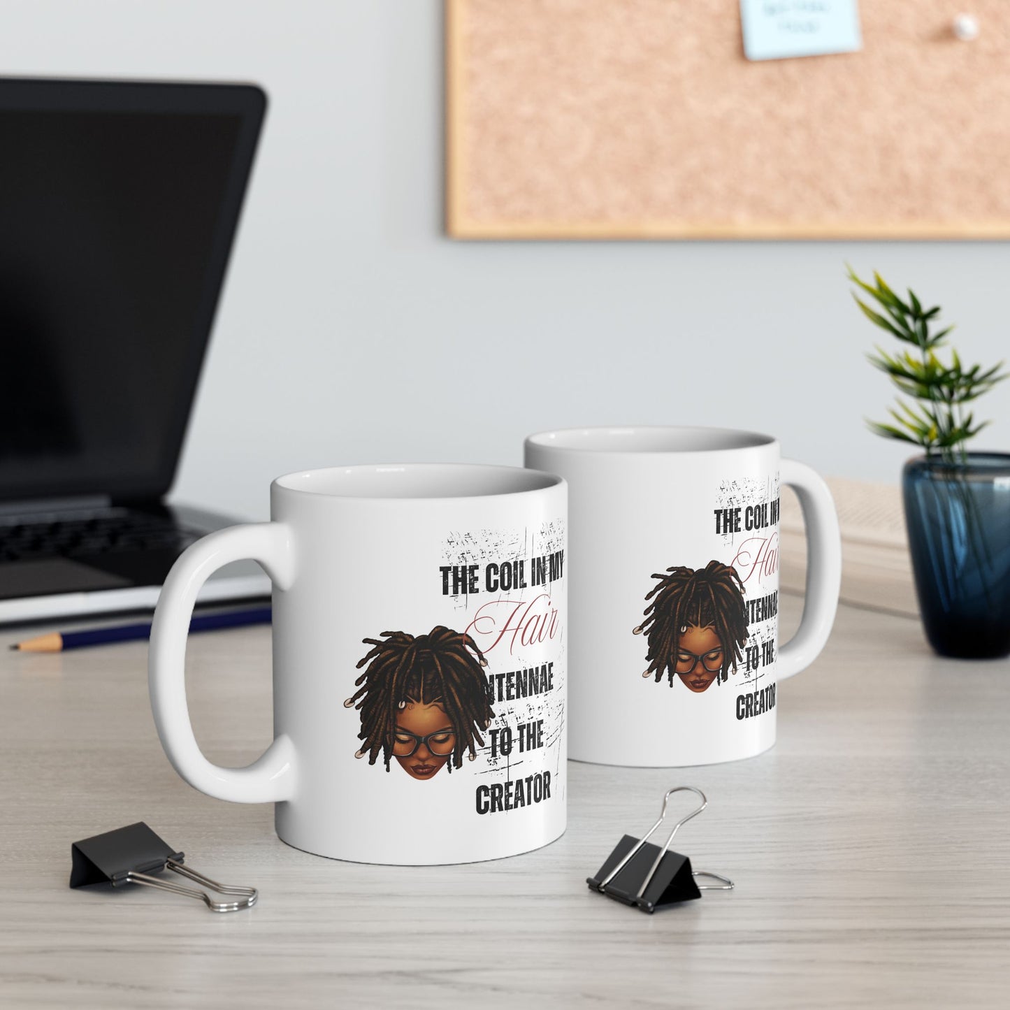 Empowerment Ceramic Mug - Celebrate Your Natural Hair - 11oz & 15oz