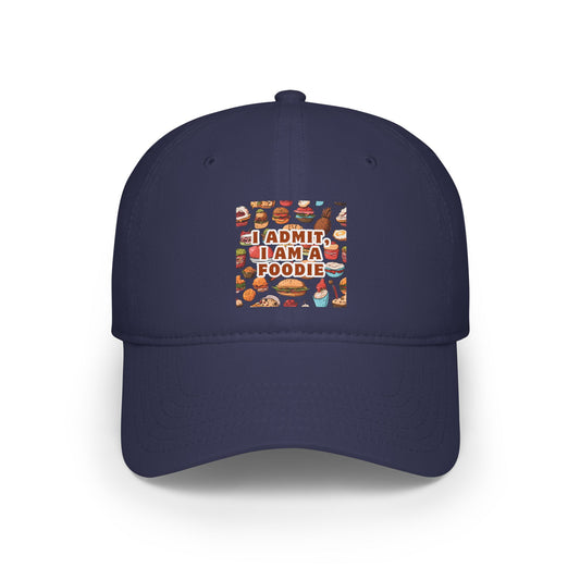 Funny Foodie Low Profile Baseball Cap - Perfect for Food Lovers