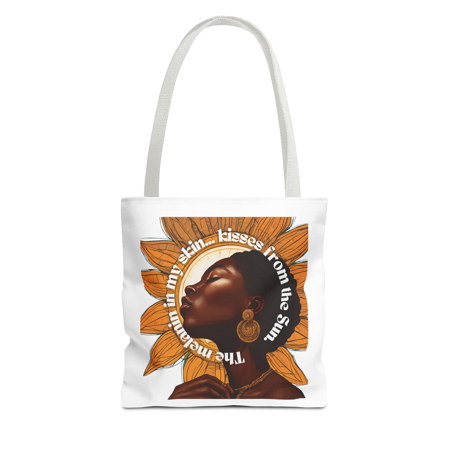 Sunflower Kiss Tote Bag - Empowering Design for Everyday Use