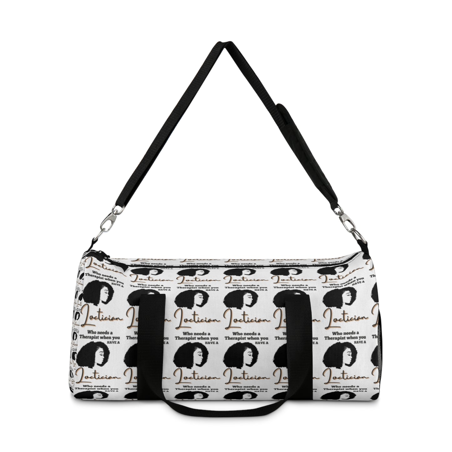 Therapist-Collage Duffel Bag - Perfect for Gym, Travel, and Self-Care
