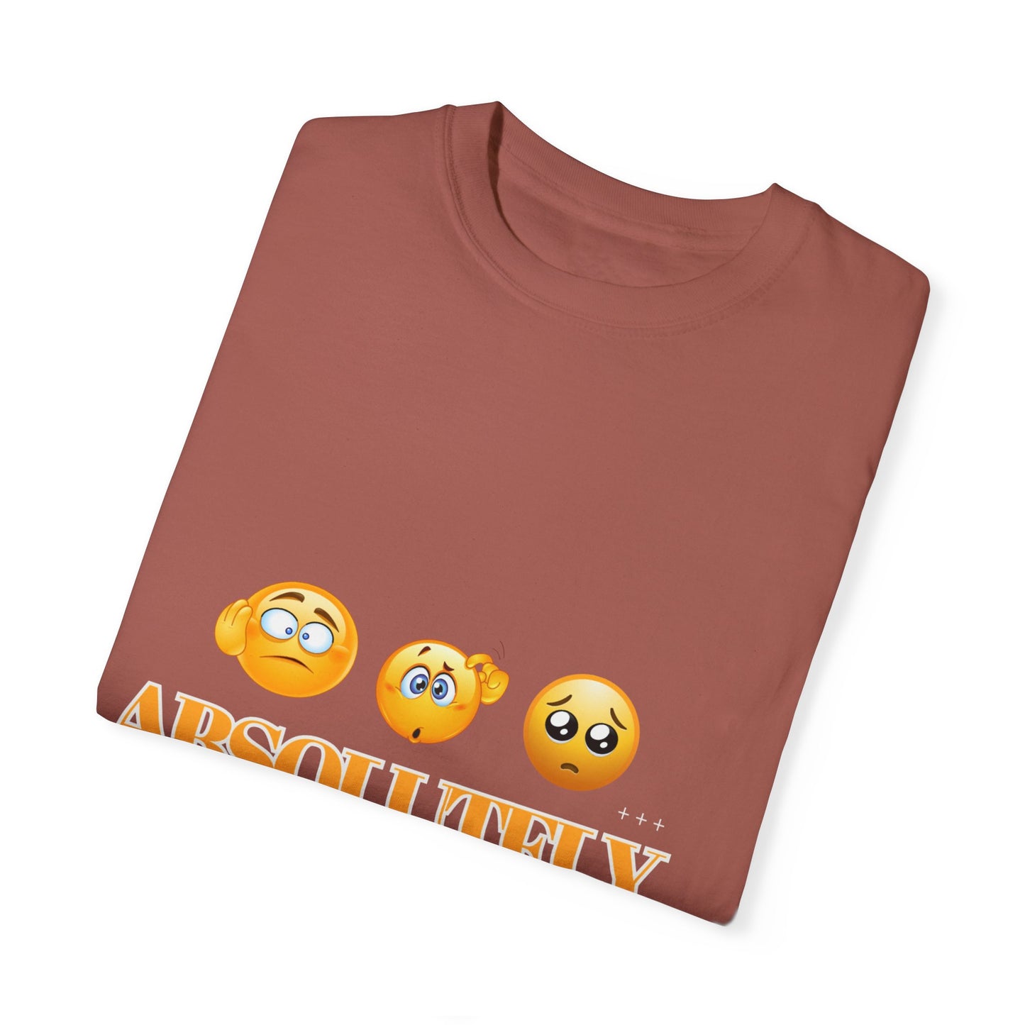 Funny Emoji Unisex T-Shirt - 'Absolutely Maybe' Design